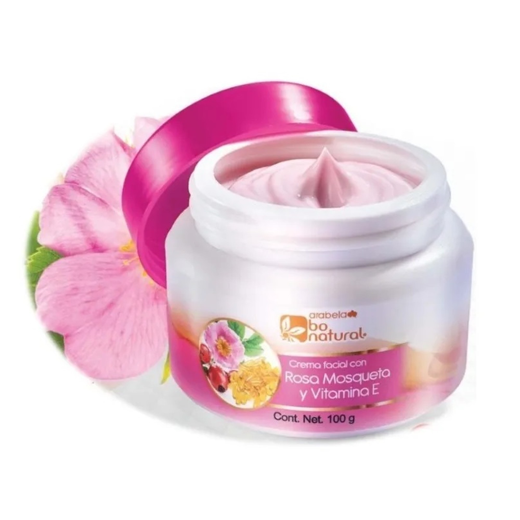 Crema Facial Rosa Mosqueta Bo Natural Arabela