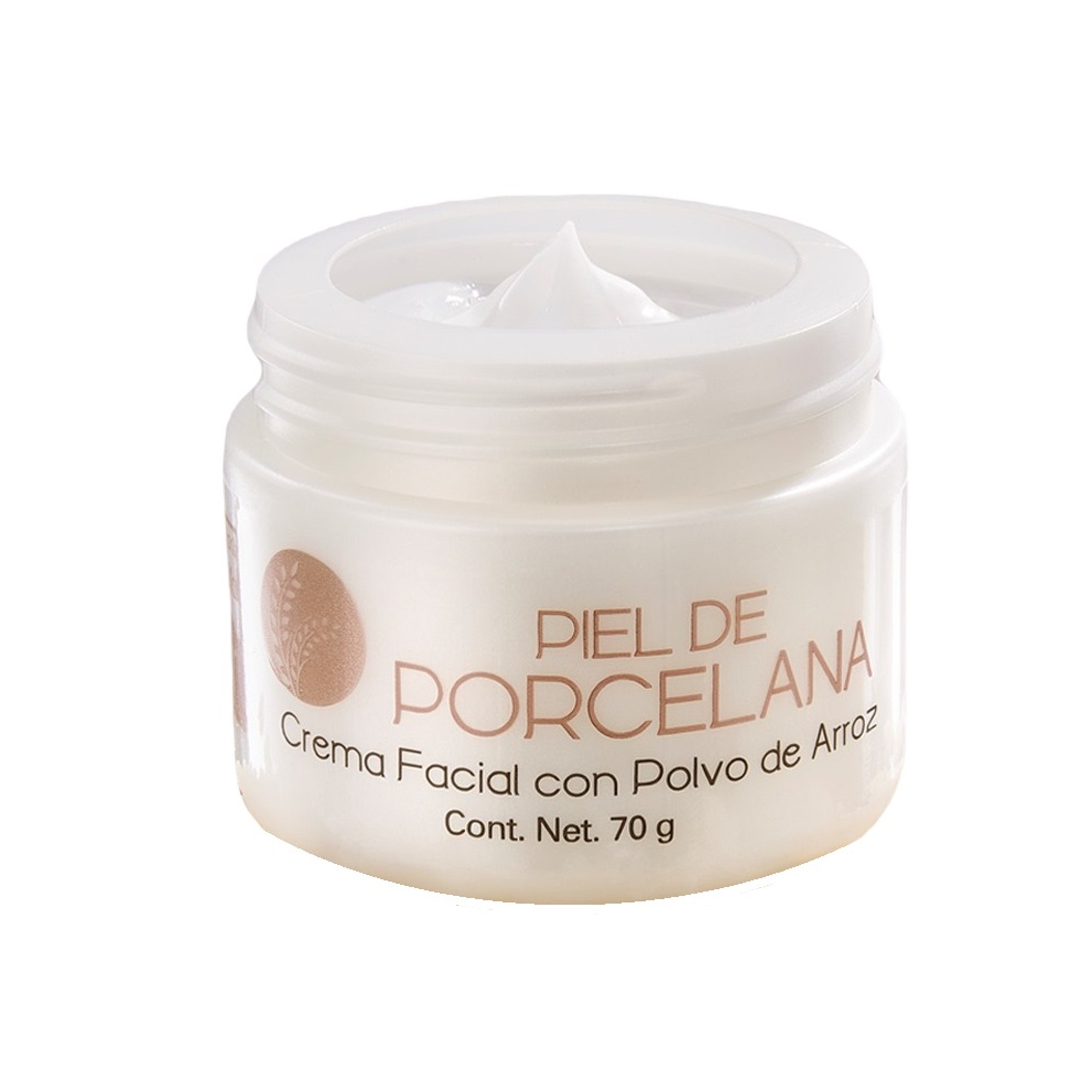 Crema Facial Con Polvo De Arroz Natural Skin Arabela