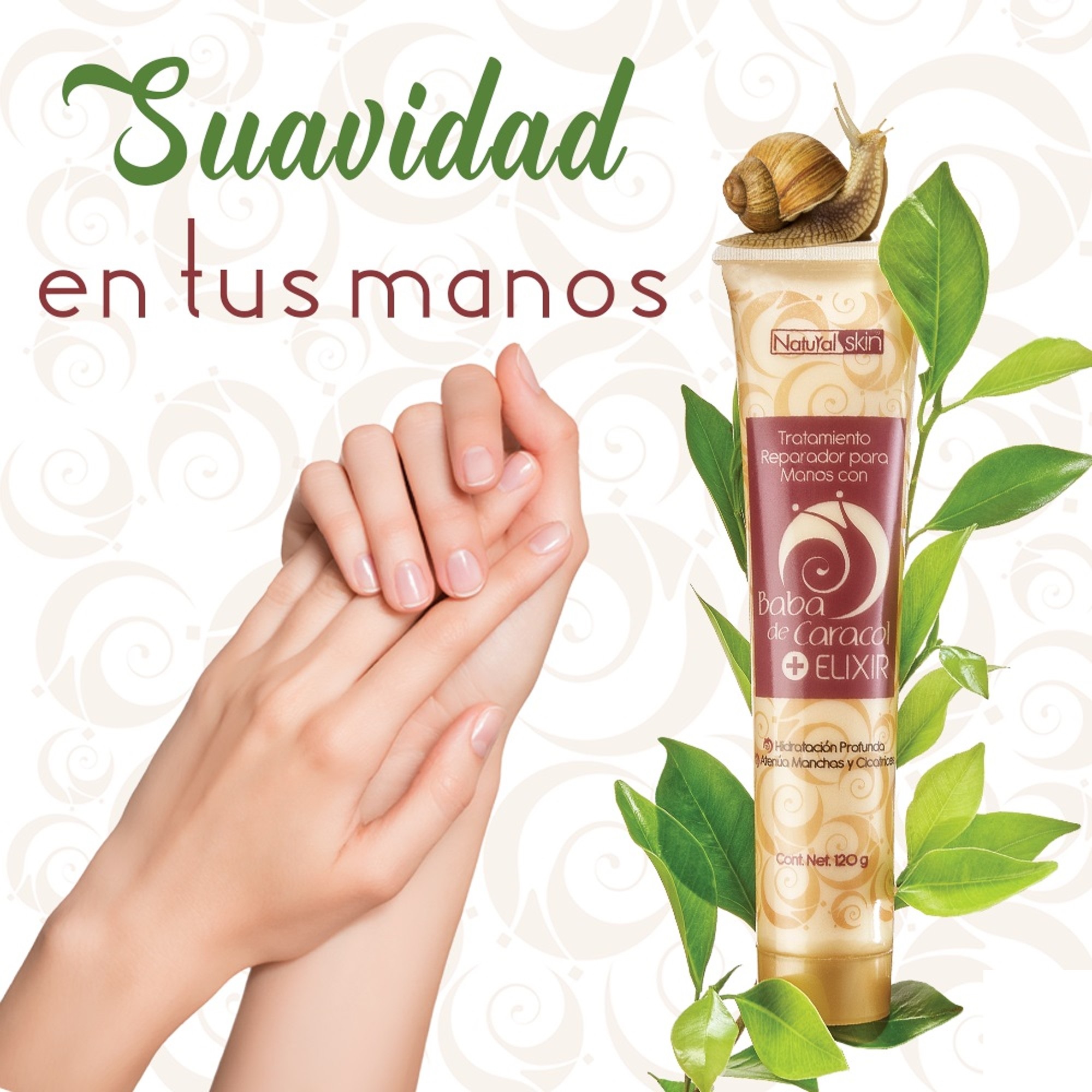 Crema Reparadora De Manos Natural Skin Arabela