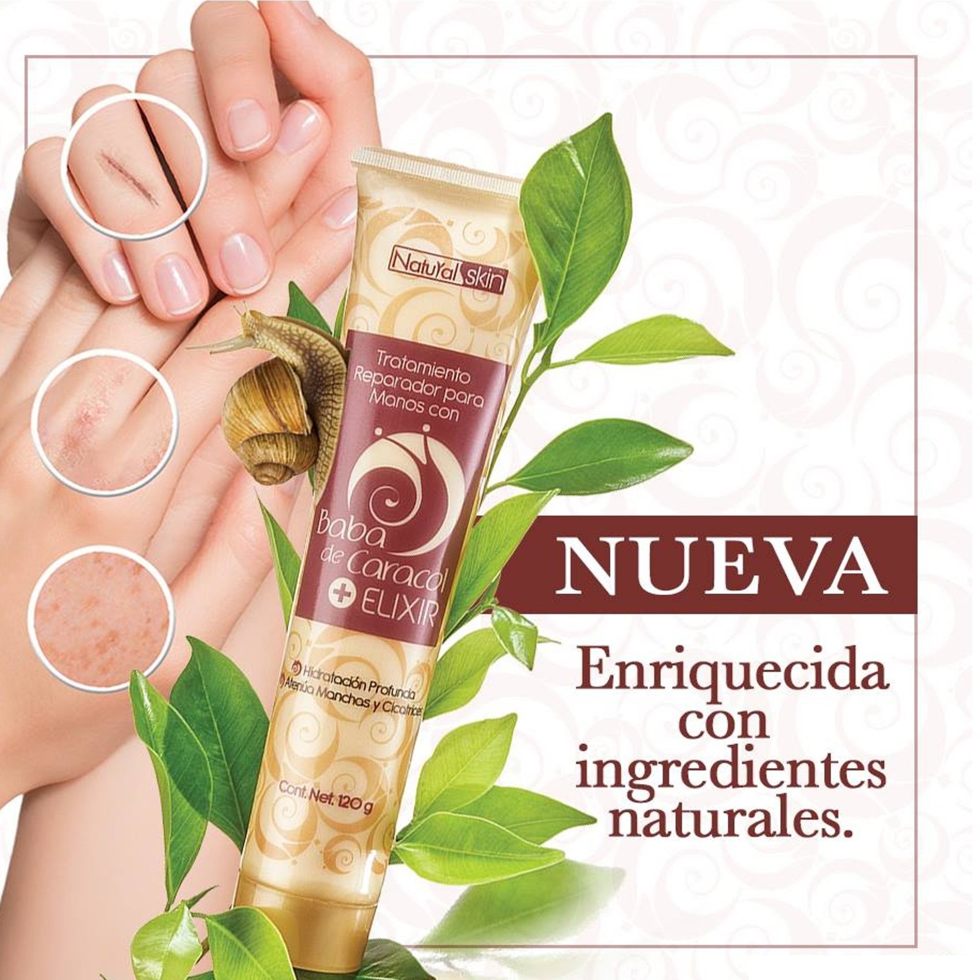 Crema Reparadora De Manos Natural Skin Arabela
