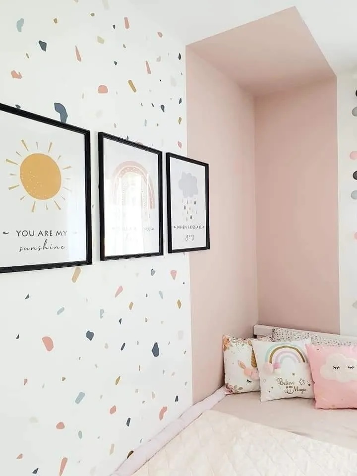 Cojín Con Funda Terciopelo Decoración Cuarto Niña Unicornio  Modelo 3 