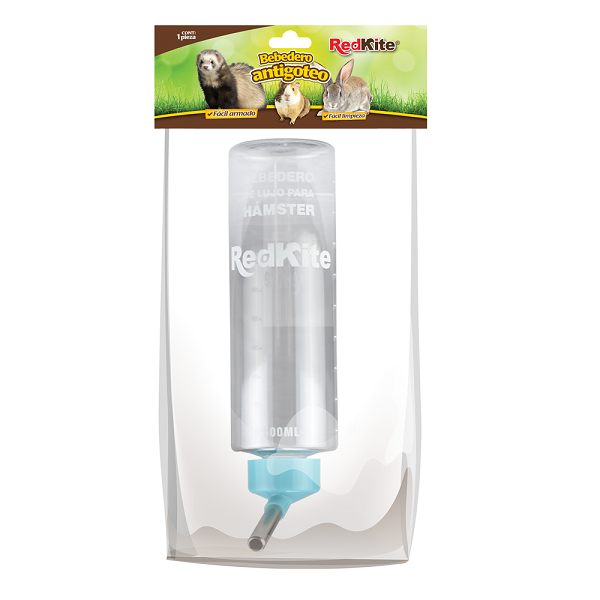 Bebedero Para Hámster Cuyo Conejo 500ml Anti goteo