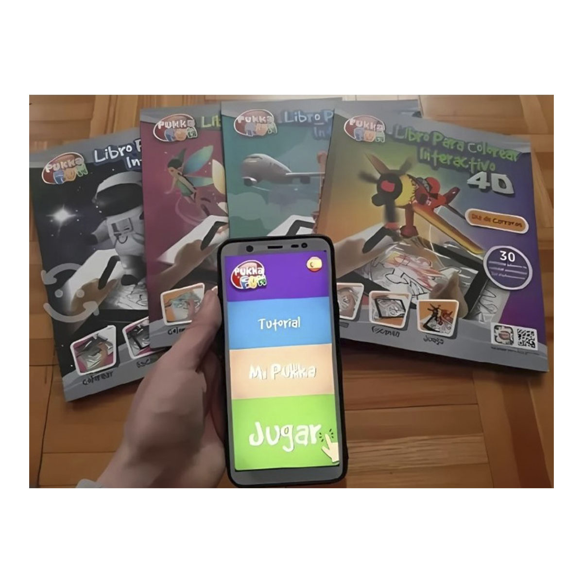 Libro Para Colorear 4D Interactivo, Dinosaurios. Pukka Fun