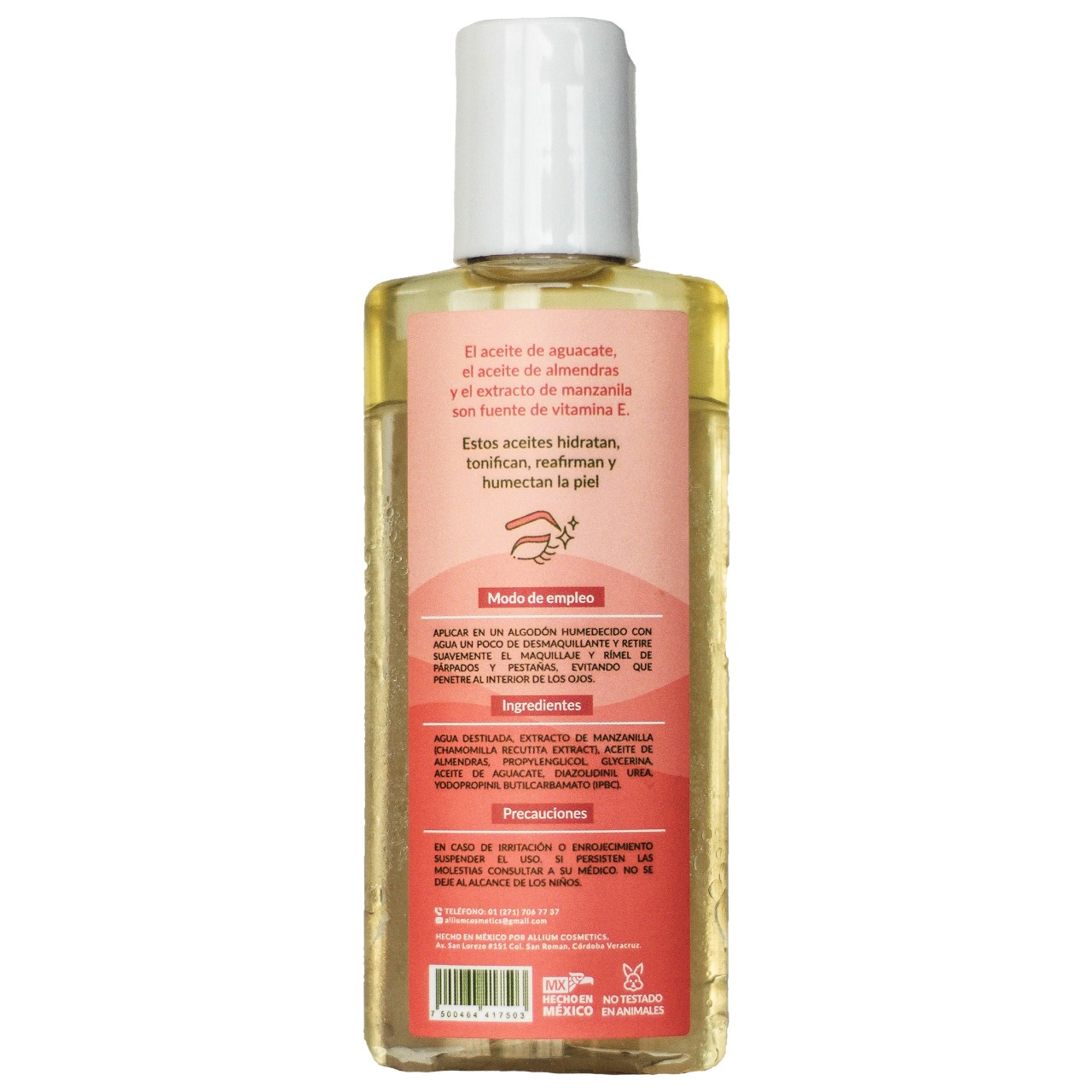 Desmaquillante Bifásico Natural 120 ml