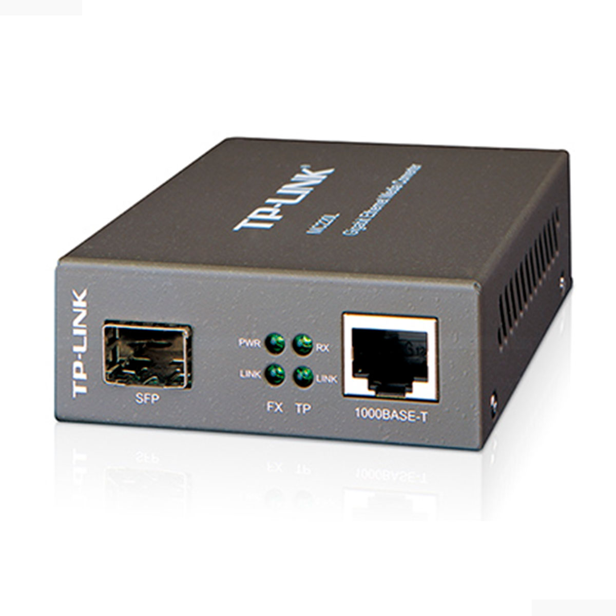 Convertidor De Medios Fibra Óptica Sfp Multimodo Mc220l Tp-link