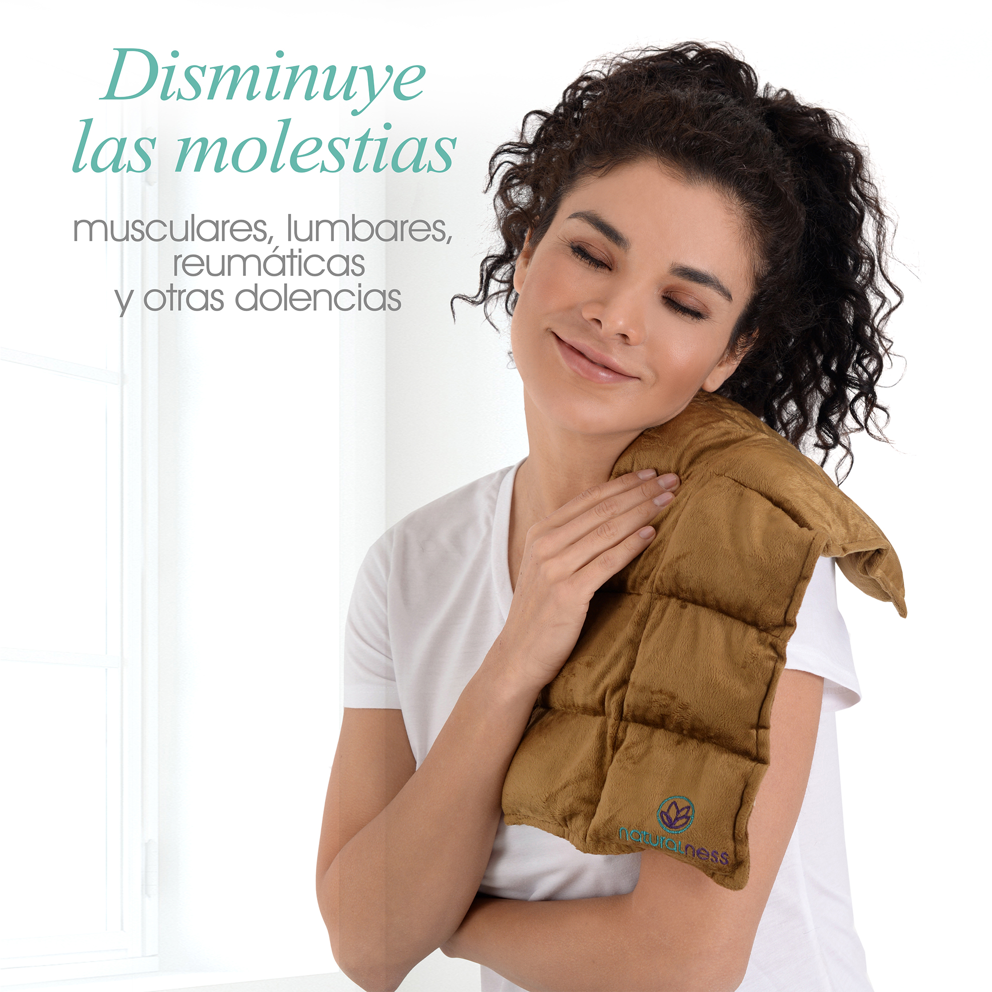 Paquete Compresa Muscular Grande . Elaborada con Semillas y Plantas Medicinales -Y Aceite para masaje Descanso Profundo de 125 ml (Compresa + Aceite 125 ml)