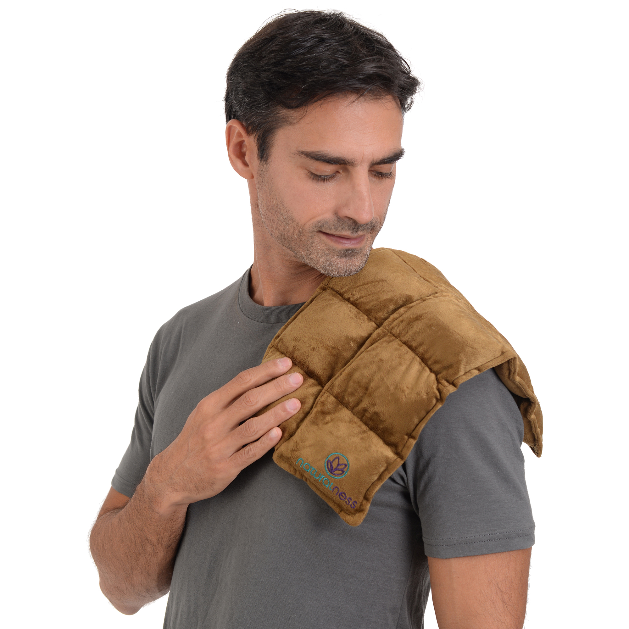 Paquete Compresa Muscular Grande . Elaborada con Semillas y Plantas Medicinales -Y Aceite para masaje Descanso Profundo de 125 ml (Compresa + Aceite 125 ml)