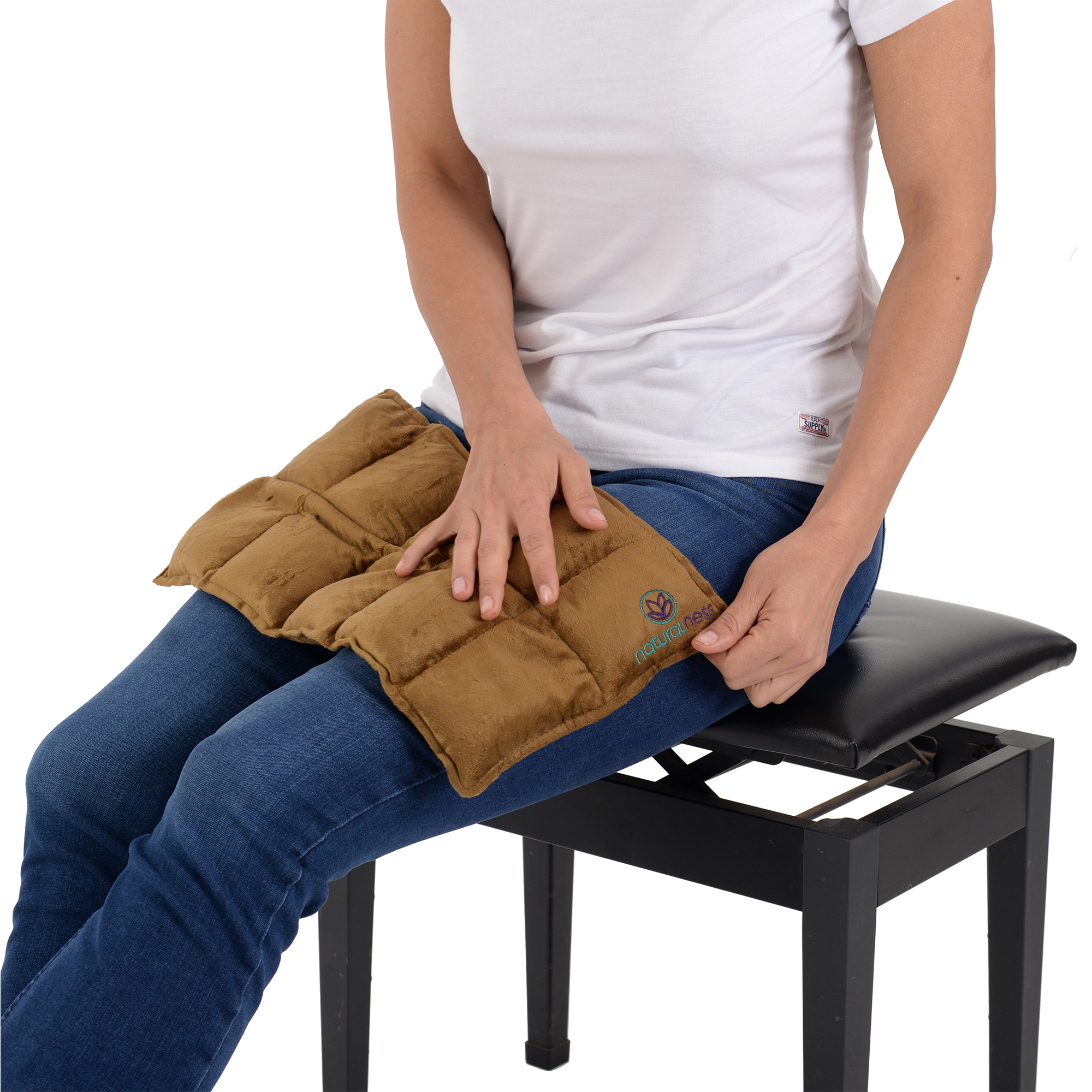 Paquete Compresa Muscular Grande . Elaborada con Semillas y Plantas Medicinales -Y Aceite para masaje Descanso Profundo de 125 ml (Compresa + Aceite 125 ml)