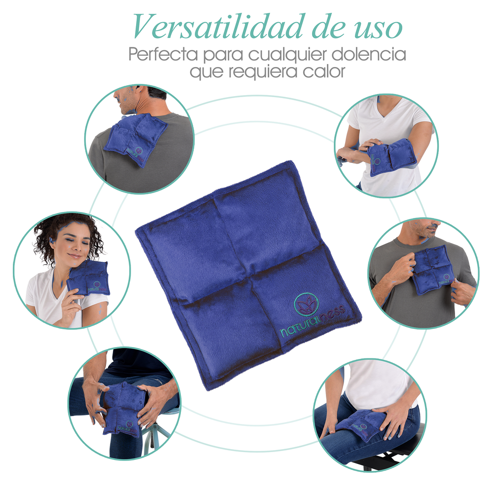 Naturalness - Compresa Muscular Chico . Elaborada con Semillas y Plantas Medicinales - Línea Relajante, Fisioterapia y Descanso.