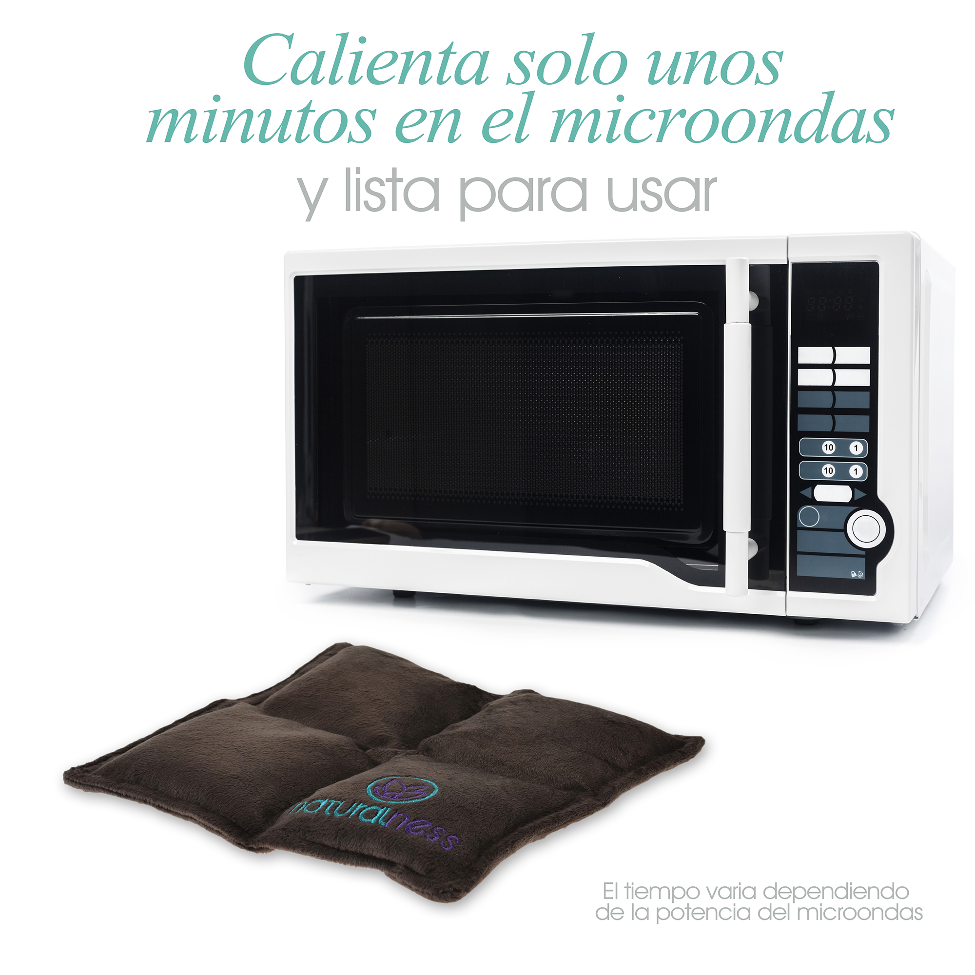 Naturalness - Compresa Muscular Chico . Elaborada con Semillas y Plantas Medicinales - Línea Relajante, Fisioterapia y Descanso.