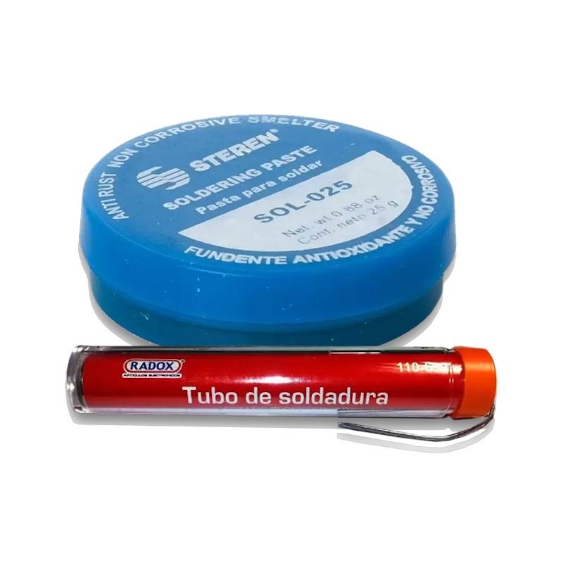 Kit Pasta Para Soldar + Tubo de Soldadura