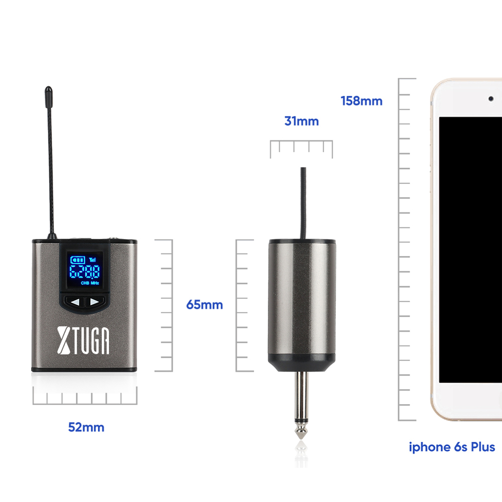Microfono Inalambrico Xtuga Uhf 25 Canales Diadema Y Solapa A1