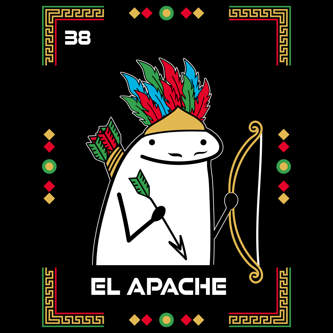 Playera Caballero- Flork El Apache