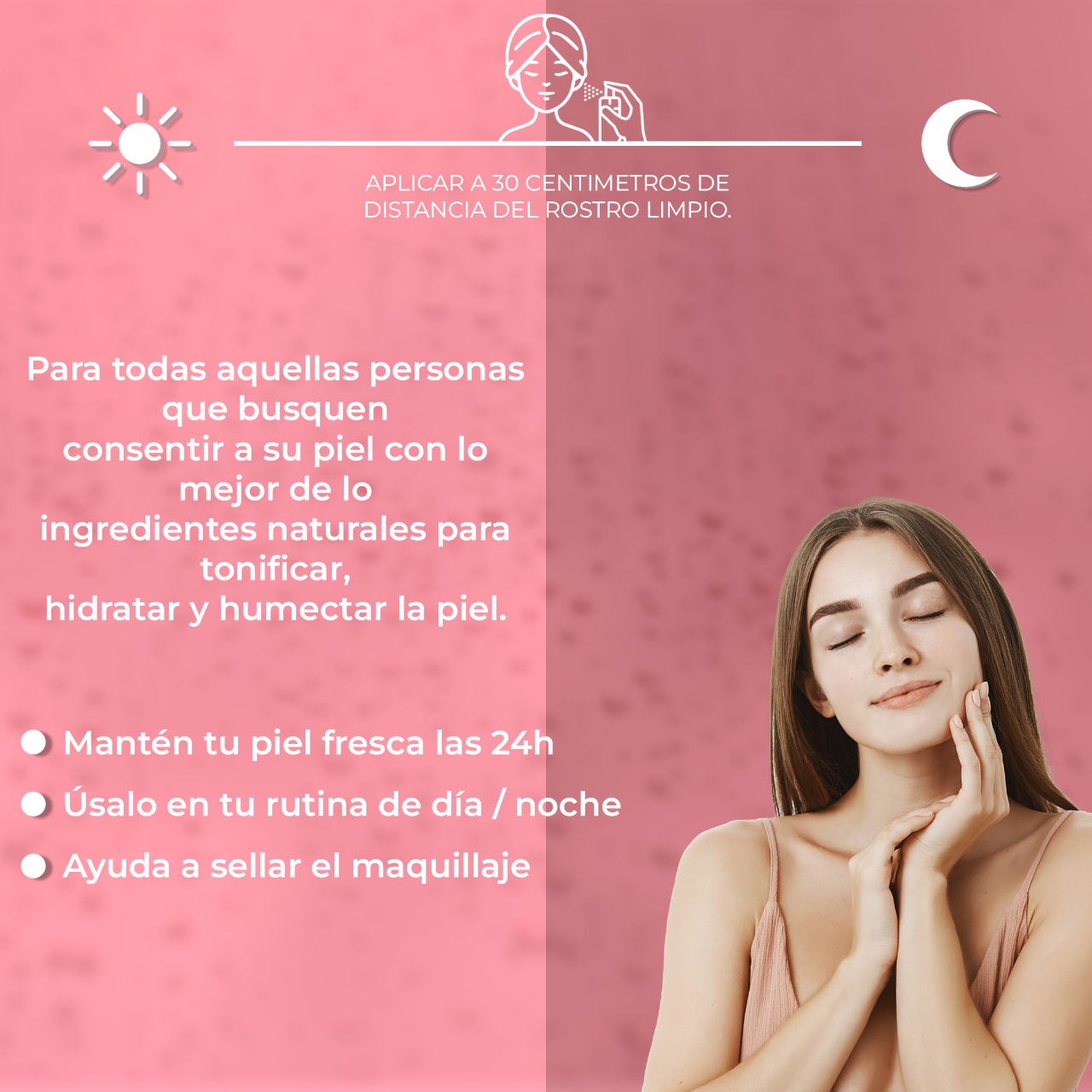 Tónico Facial De Rosas - Hamamelis Con Colágeno, Aloe Vera Y Vit B5 250 Ml