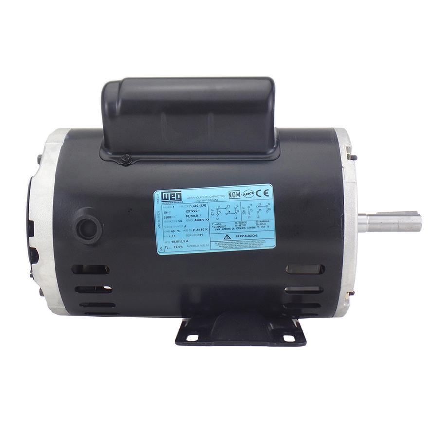 Motor Monofásico 3/4 Hp 4 Polos Uso General 14347784