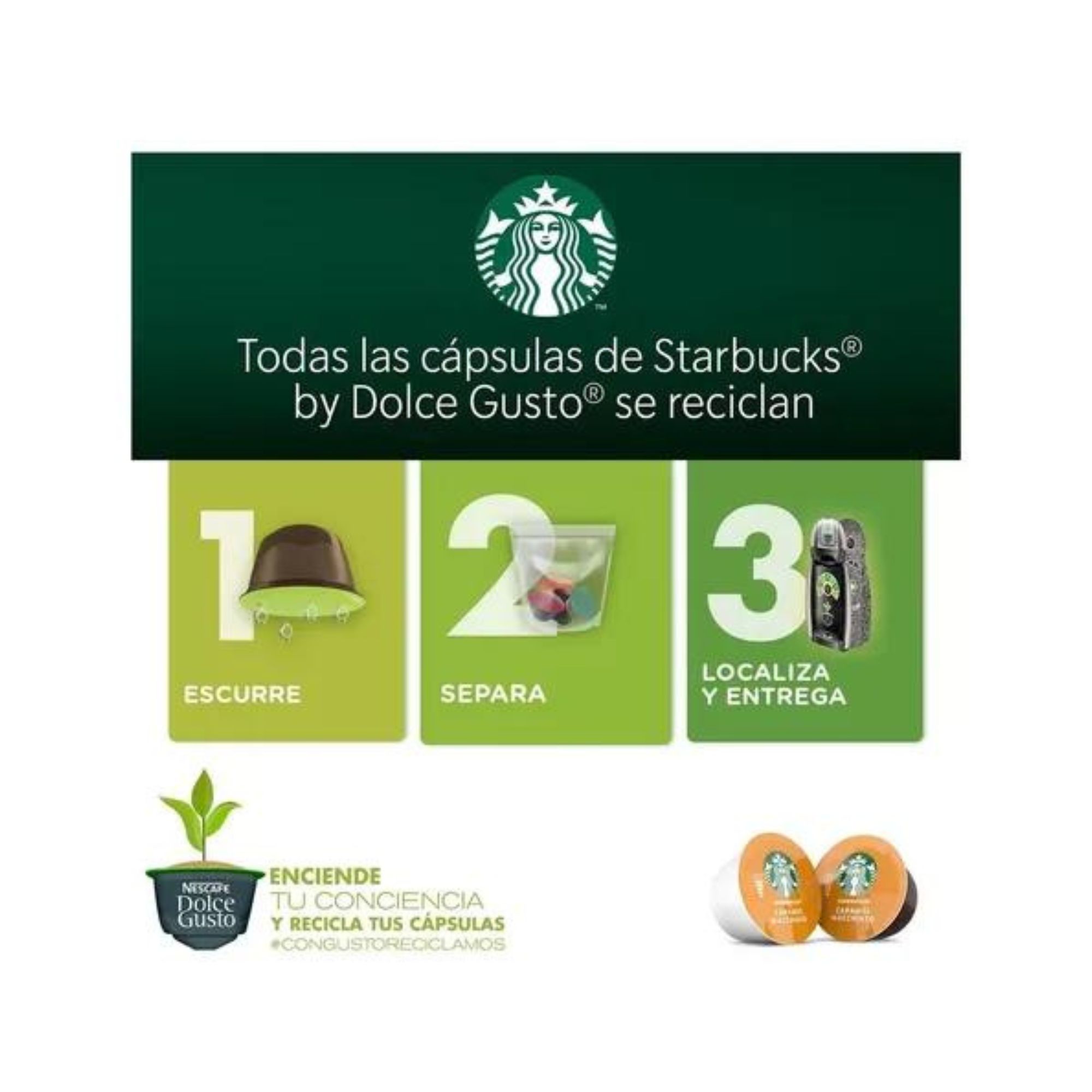 Starbucks 48 Cápsulas De Sabores By Nescafé Dolce Gusto