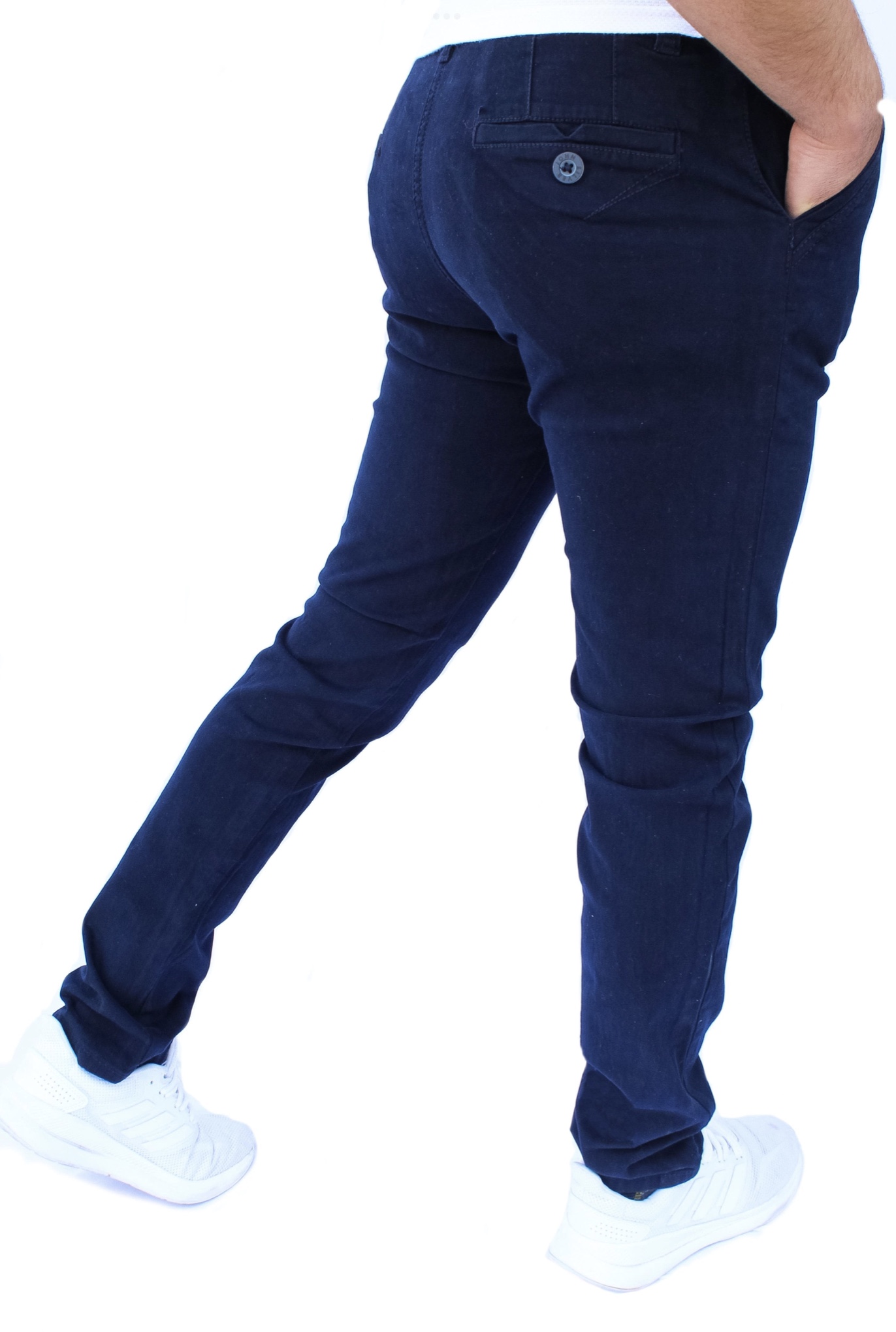 Pantalón Skinny de Gabardina Stretch para Hombre John Silver.