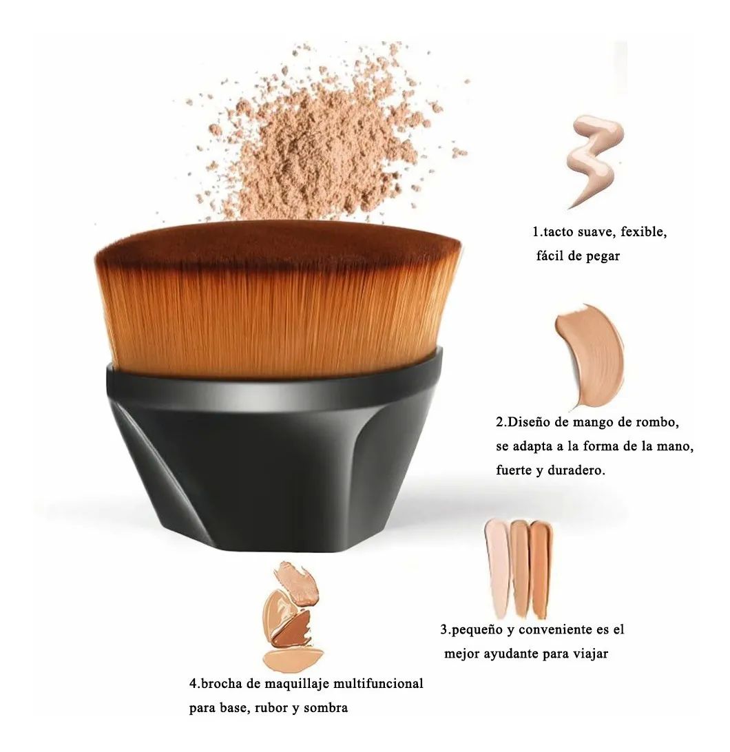 Makeup Brocha Kabuki Para Base Liquida Brocha Kabuki Mejores