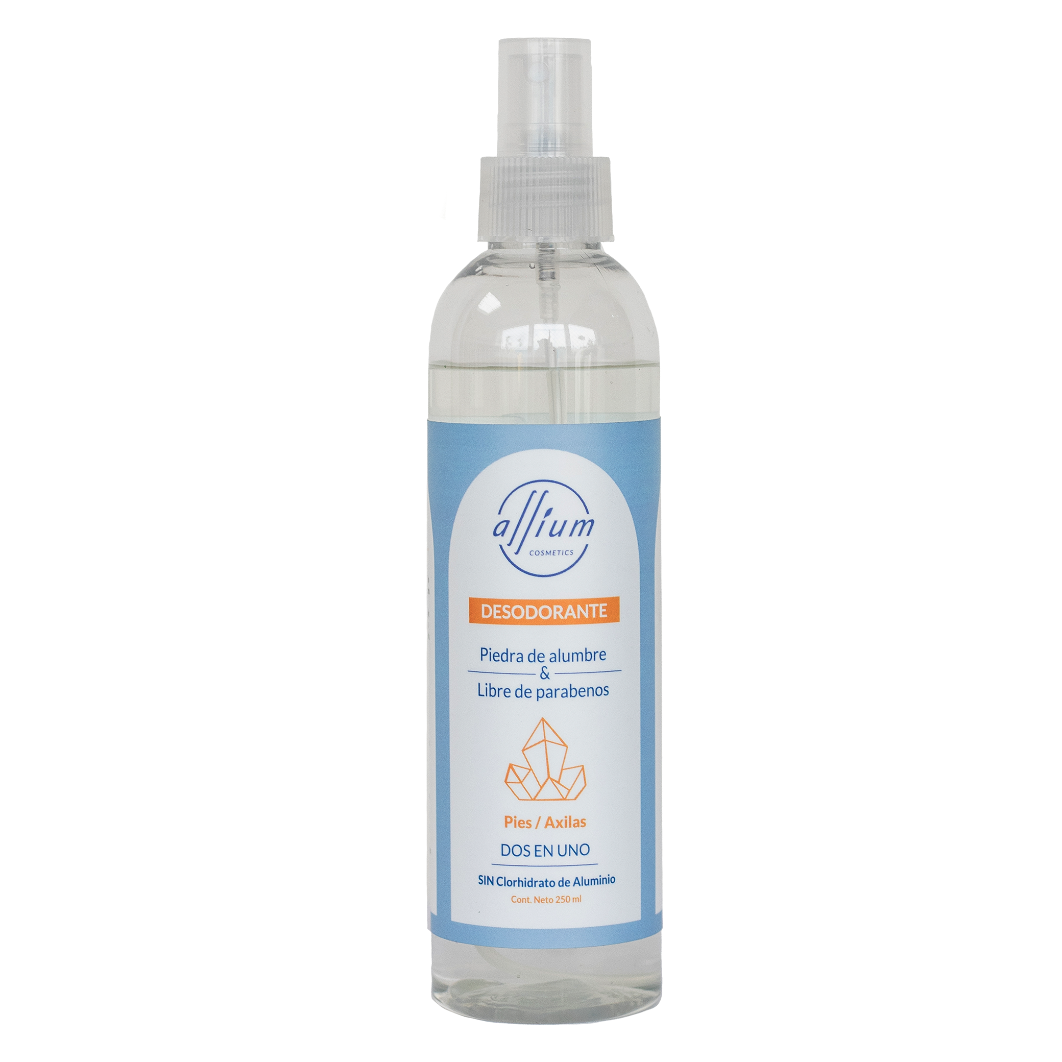 Desodorante Natural Spray 250 Ml Pies Y Axilas.