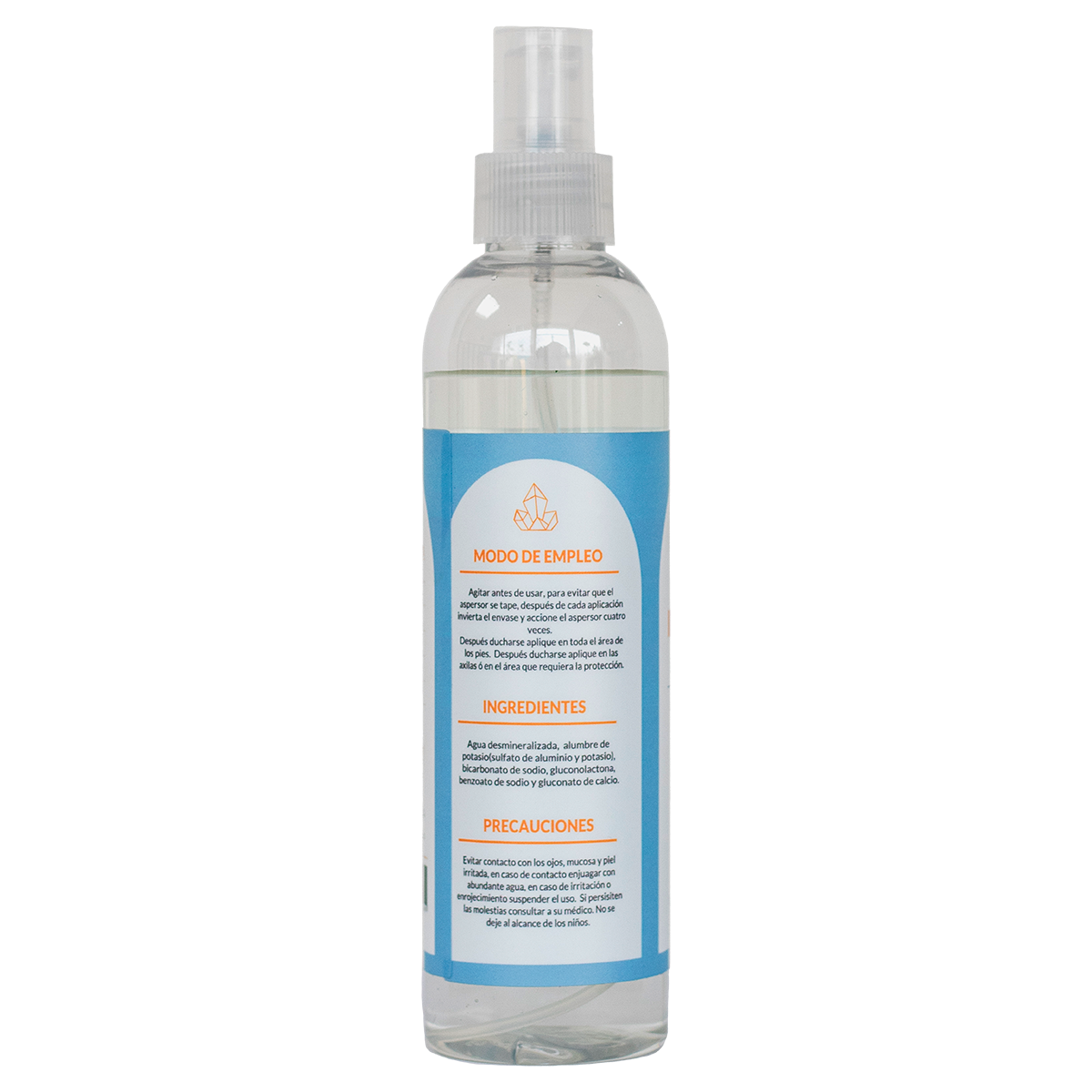 Desodorante Natural Spray 250 Ml Pies Y Axilas.