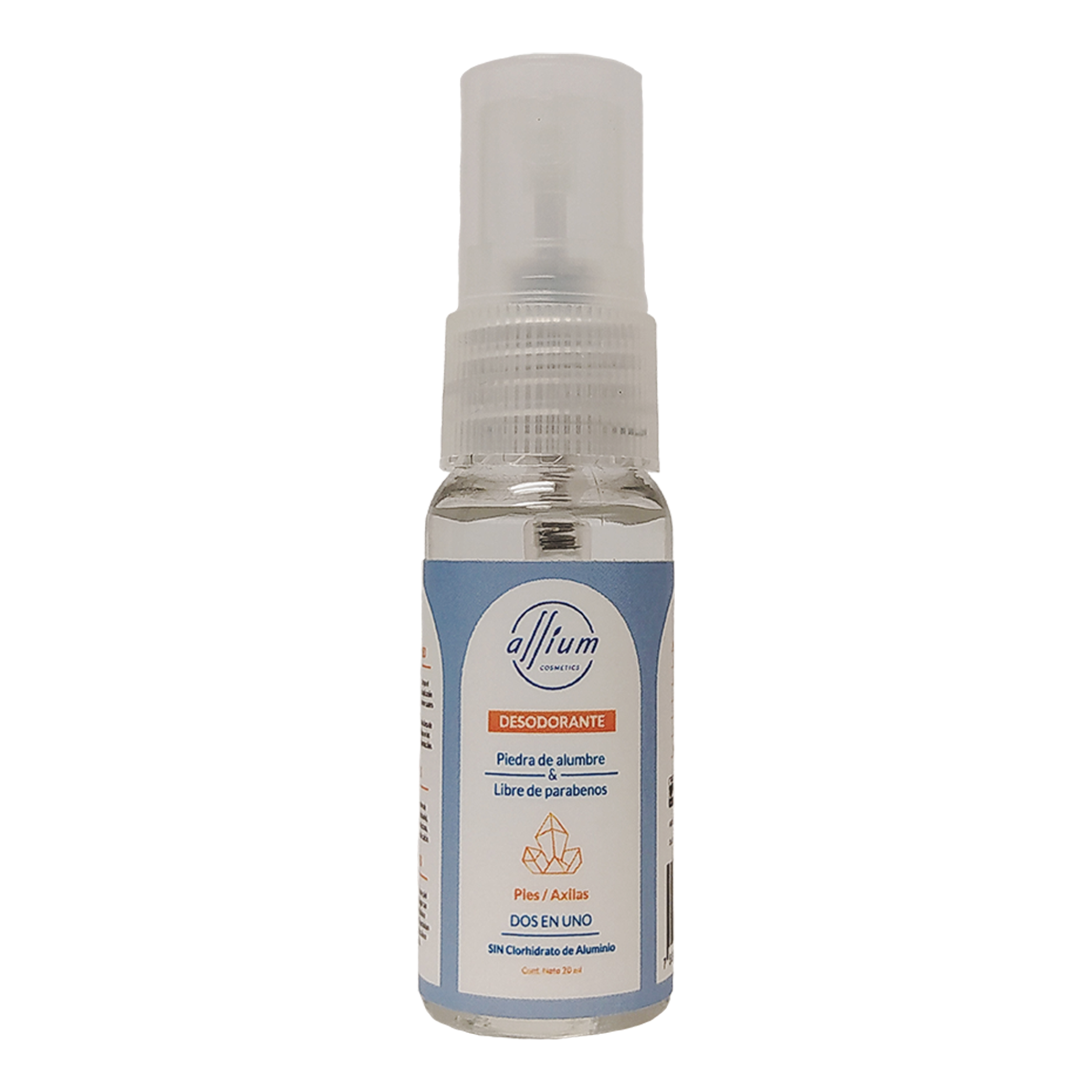 Desodorante Natural Spray 20 Ml Pies Y Axilas.