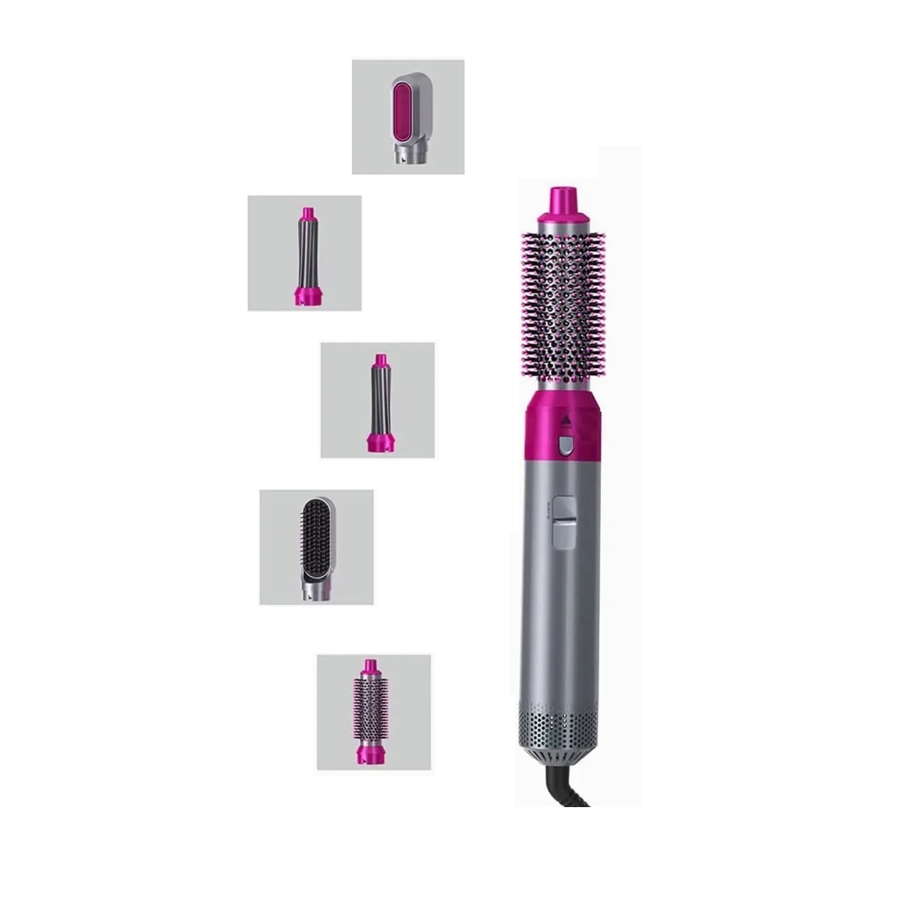 5 Es 1 Cepillo Secador De Pelo Para Peinado De Mujer 110v