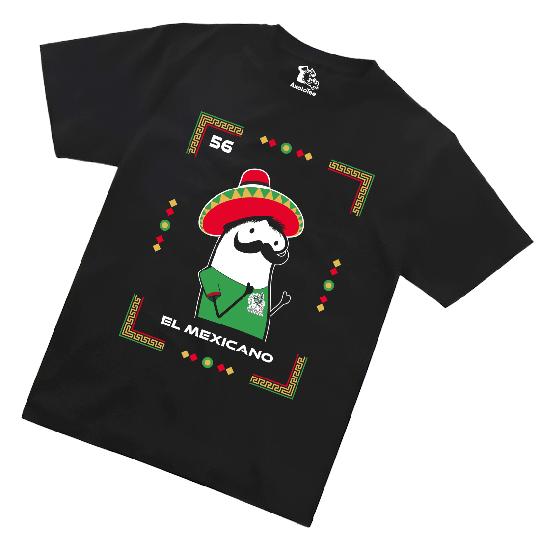 Axolotee Playera Caballero - Flork El Mexicano