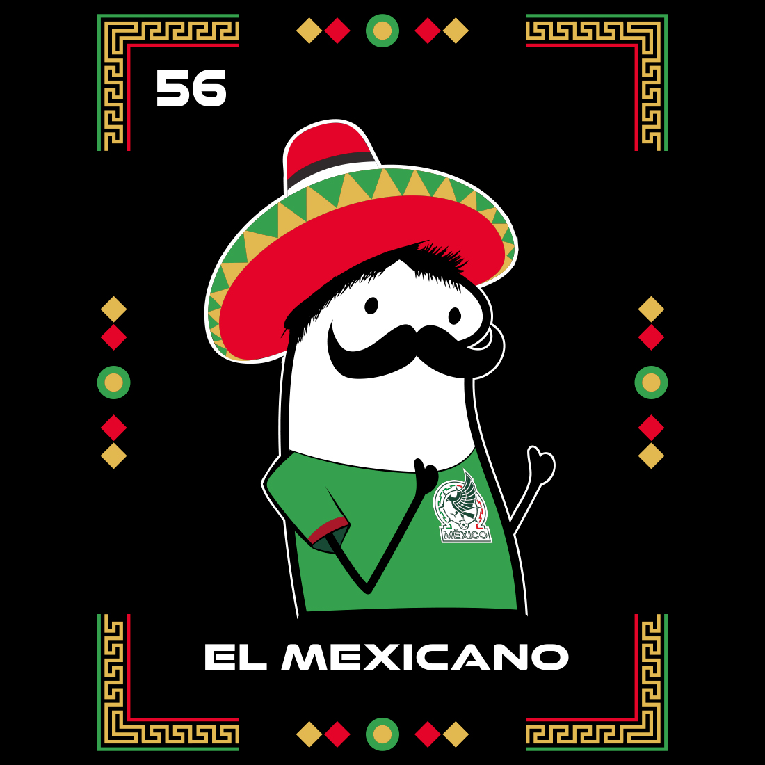 Axolotee Playera Caballero - Flork El Mexicano