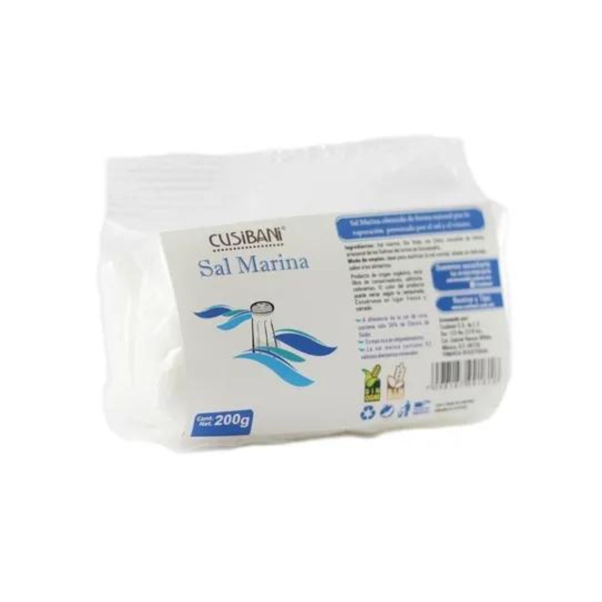 Sal Marina Gourmet Sin Procesar Cusibani 200g