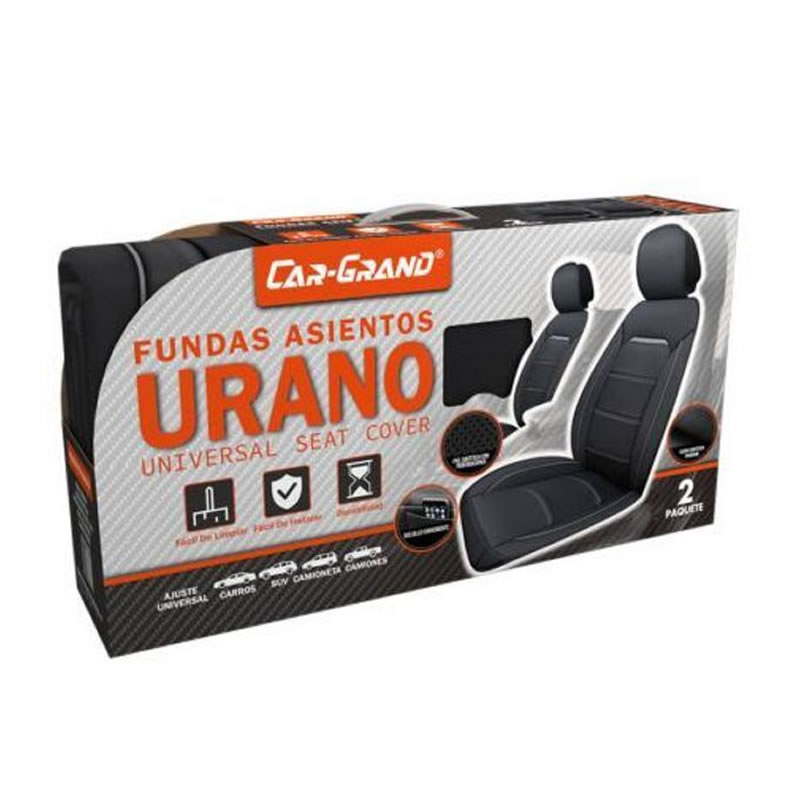 2 Fundas Para Asiento Car-Grand Urano D21HP3072-B SMS