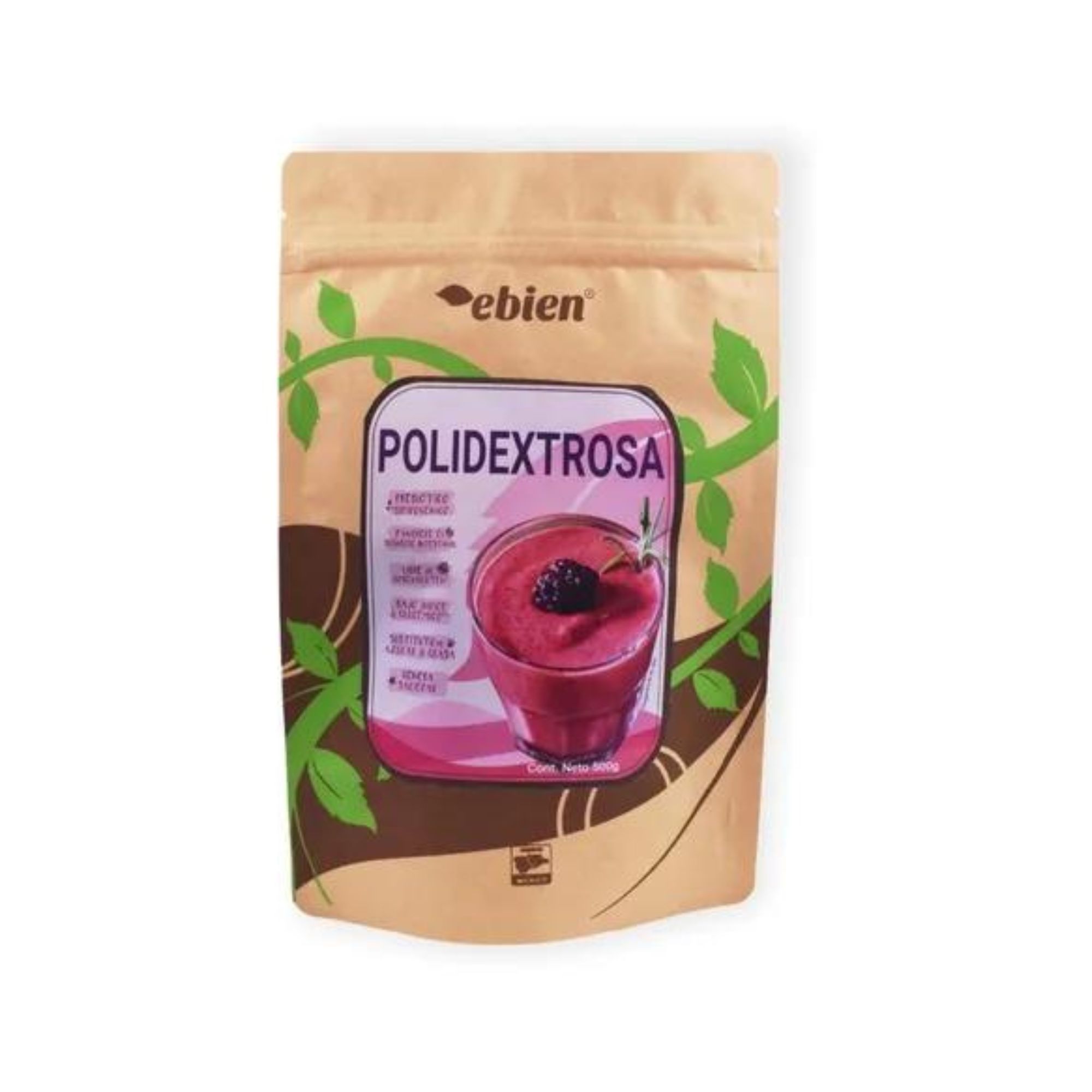 Polidextrosa Pura 500g Ebien Sustituto De Azúcar Y Grasa