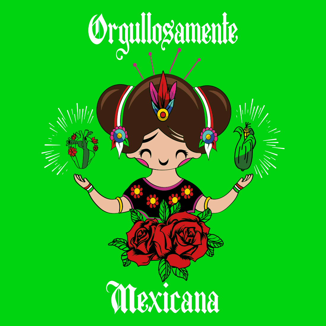 AxoloTee Playera Dama - Orgullosamente Mexicana