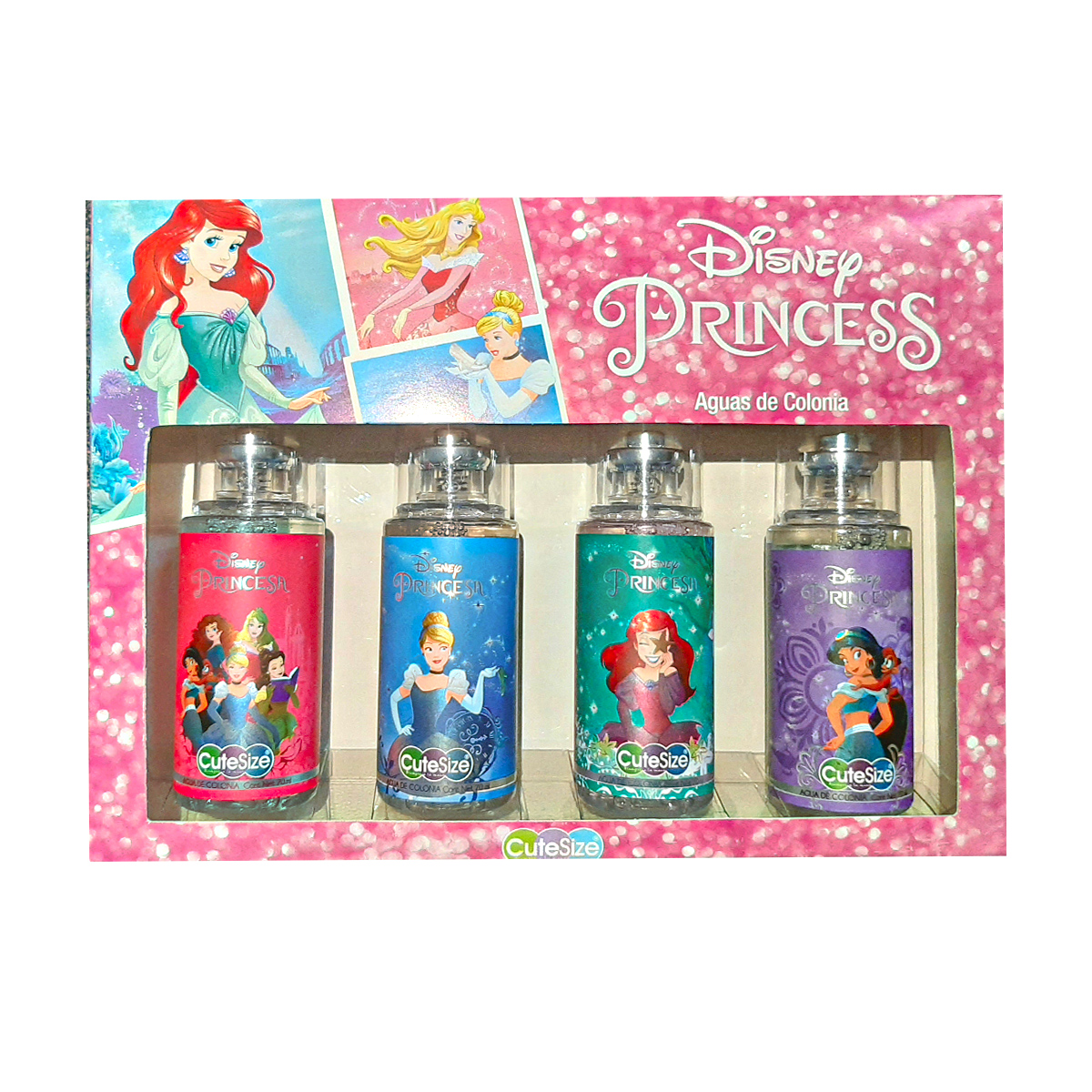 Set Perfume Para Niña Princesas Disney 4pz Fragancias Gbc