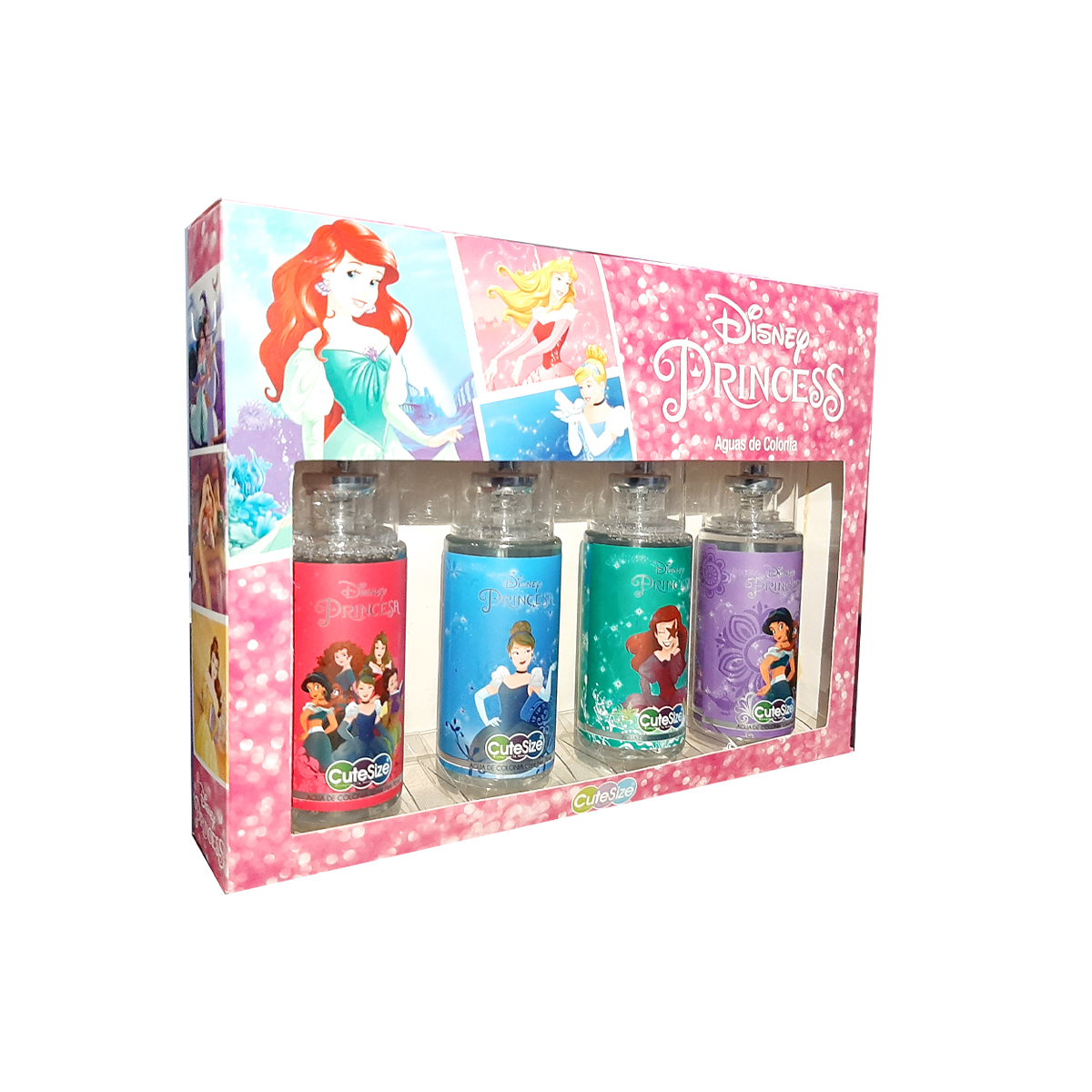 Set Perfume Para Niña Princesas Disney 4pz Fragancias Gbc