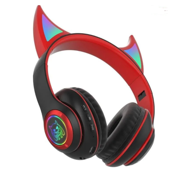 Audifonos Diadema Diablo Extra Bass Luces Bluetooth Inalambricos