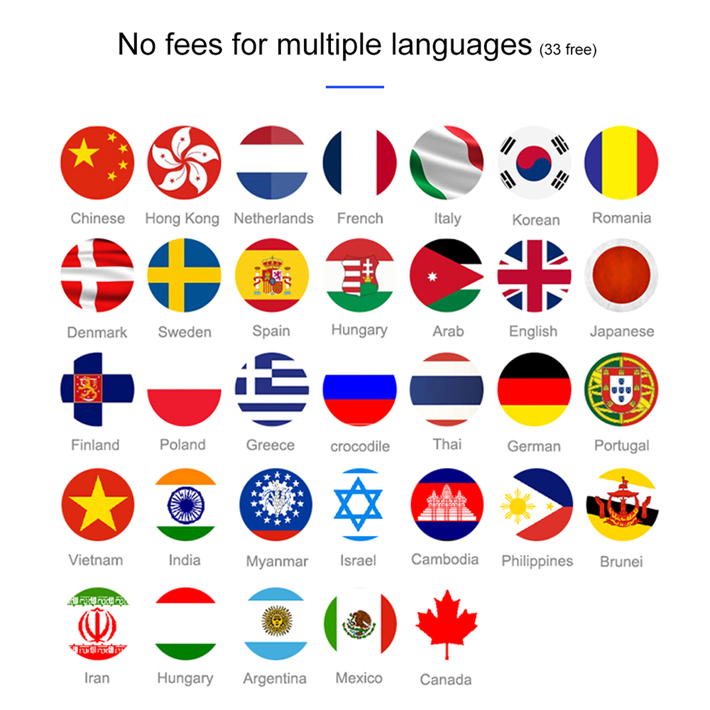 Audifono Traductor Bluetooth Multilingüe Inteligente Idiomas