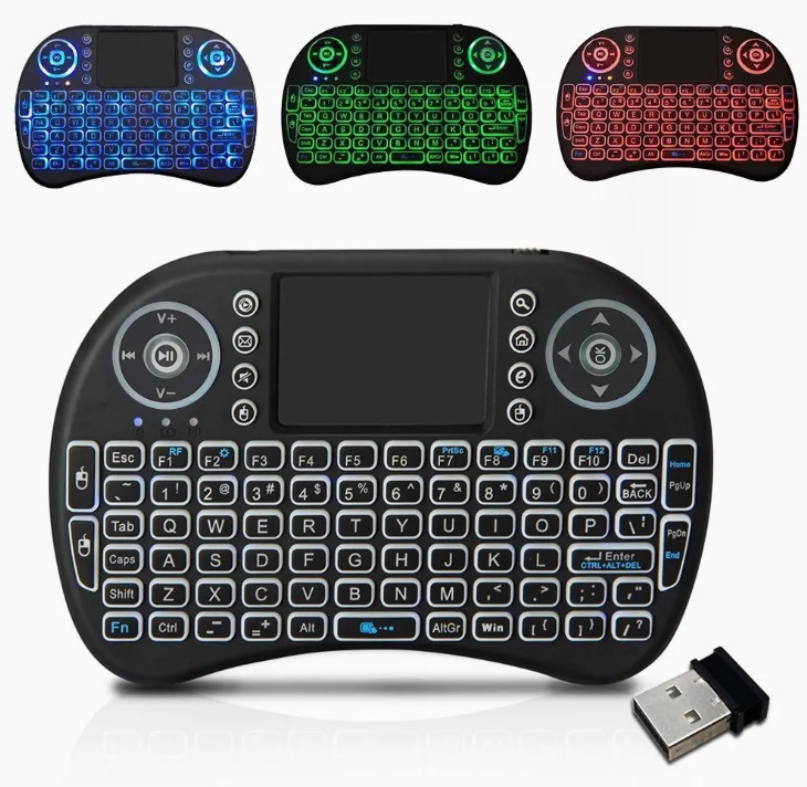 Teclado con luz discount inalambrico