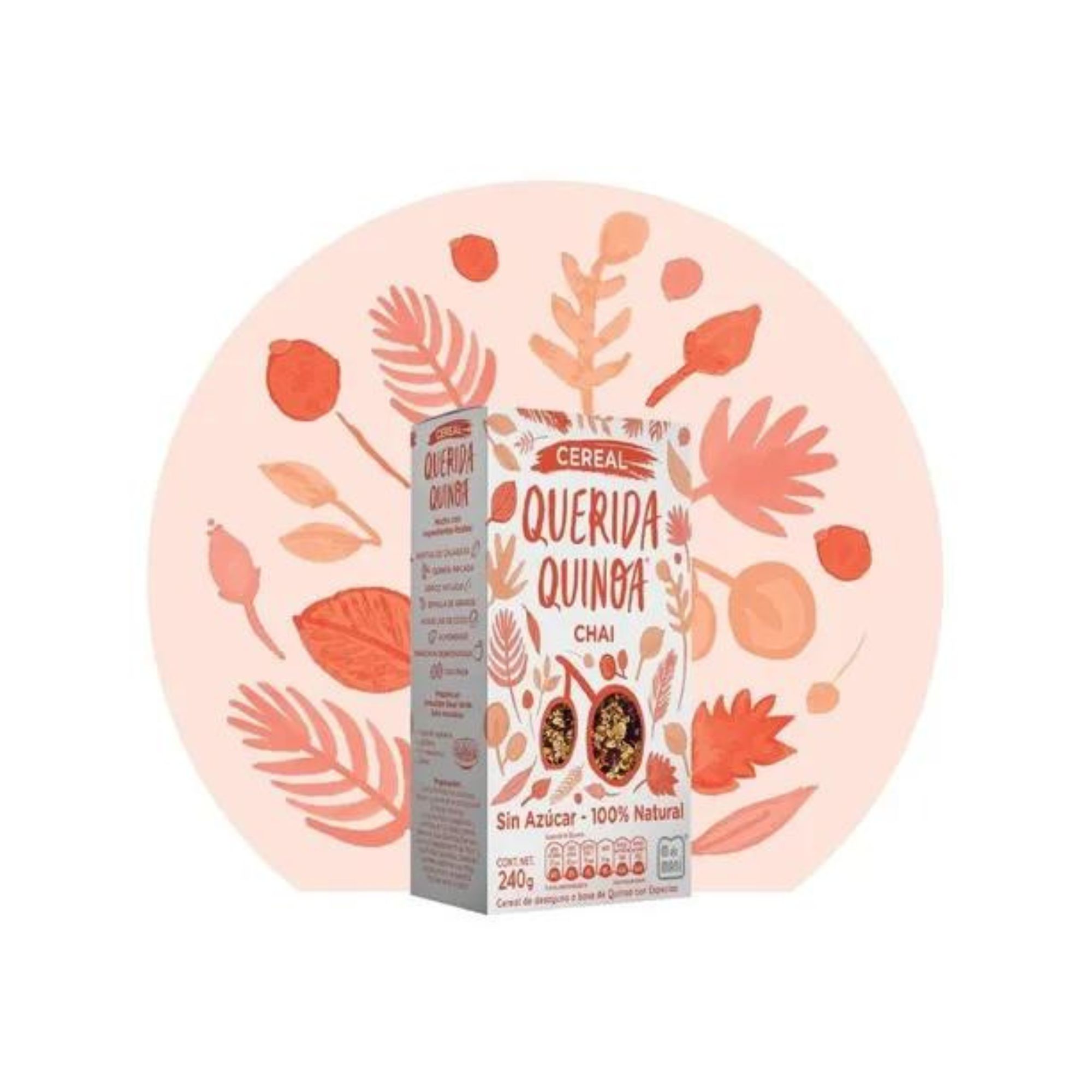 Cereal Querida Quinoa Chai 240g M De Maní Sin Azúcar Natural