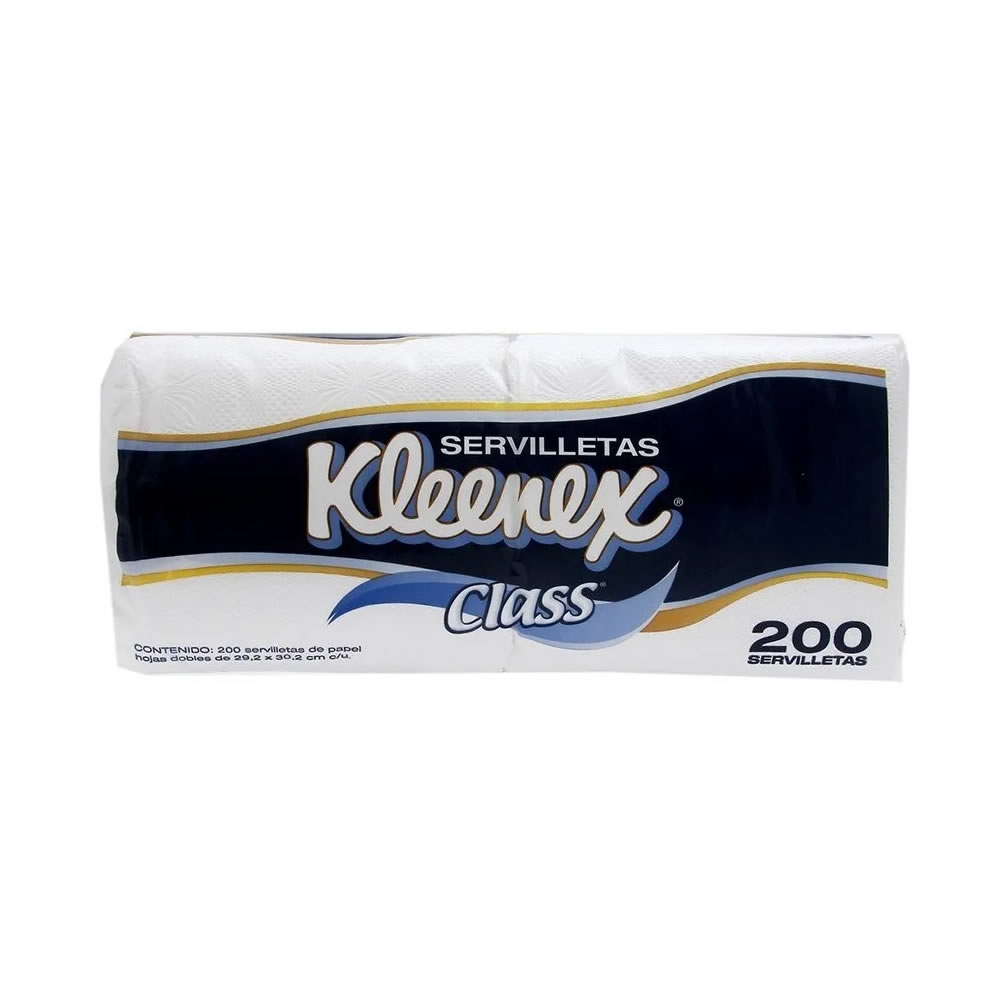 2 Paq. De Servilletas De 200 Hojas Kleenex Class 000088020 SMS