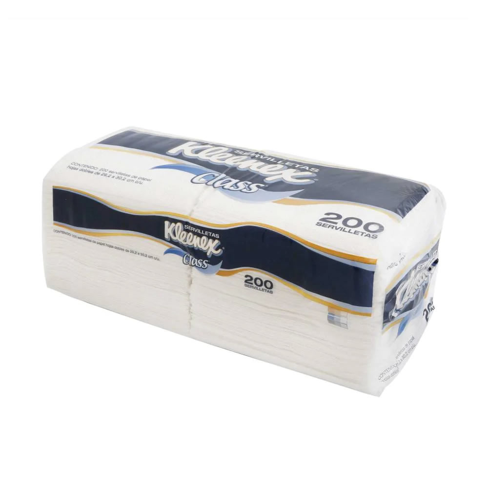 2 Paq. De Servilletas De 200 Hojas Kleenex Class 000088020 SMS