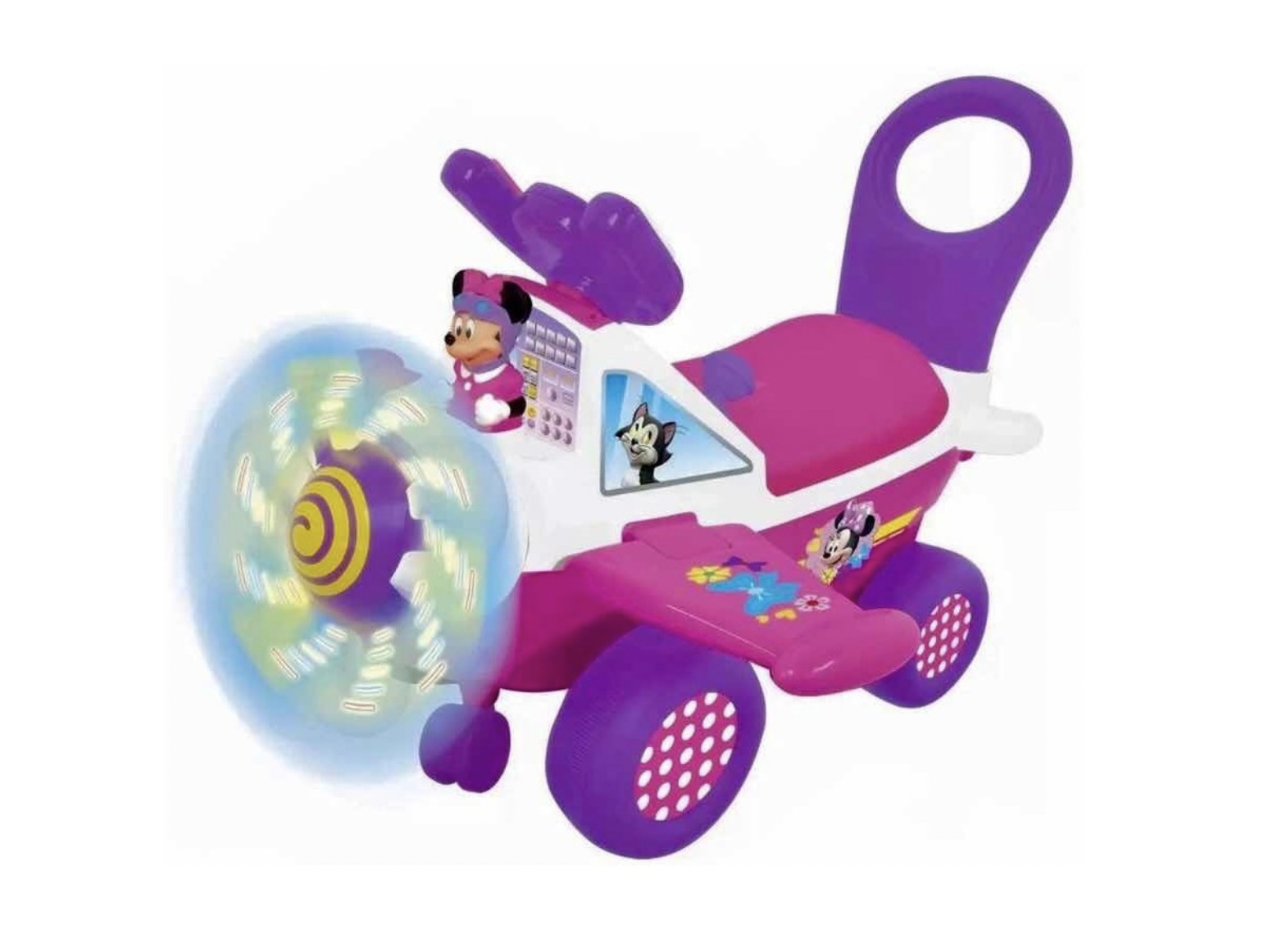 Avión de Juguete Montable Minnie Mouse con luces y sonido