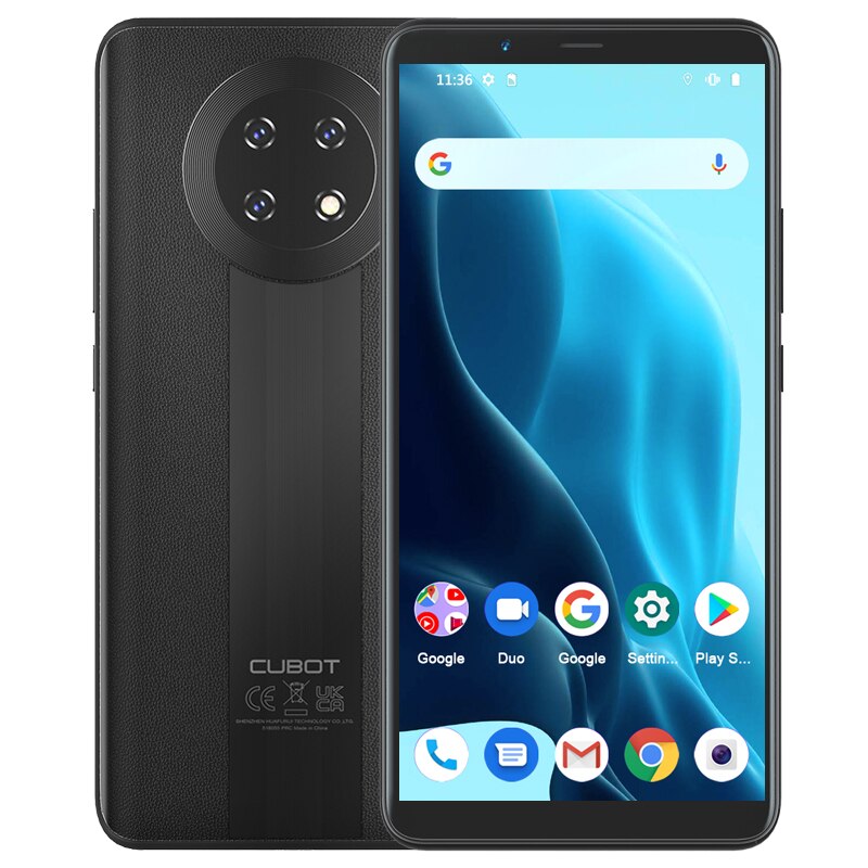 Celular Cubot Note 9, 32GB, 5.9" Dual SIM Triple Cámara - Color Negro
