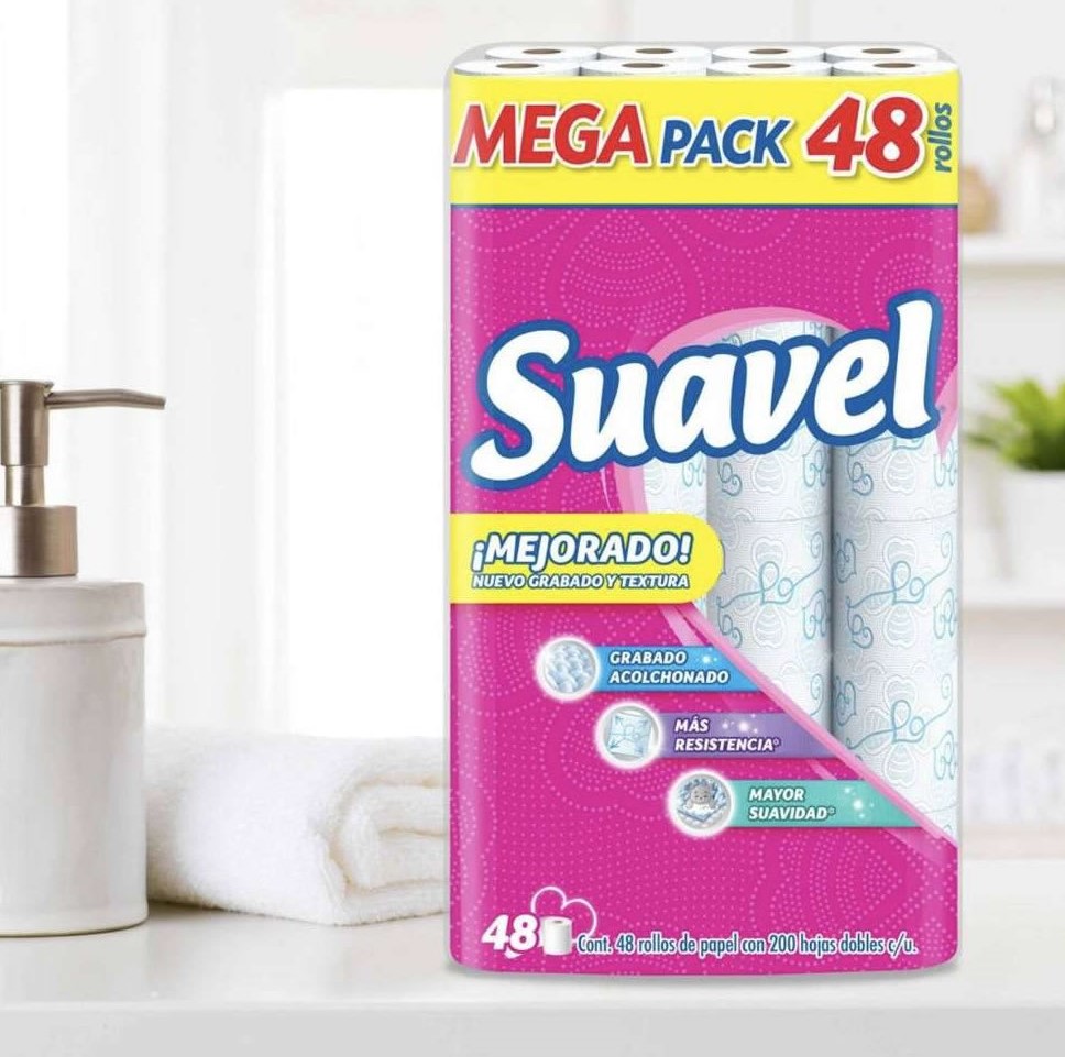 Papel Higiénico Suavel 980037346 Contenido 48 Rollos SMS
