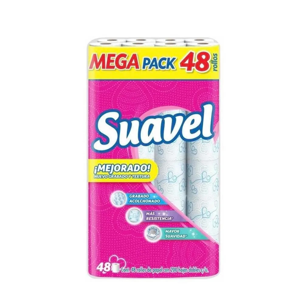 Papel Higiénico Suavel 980037346 Contenido 48 Rollos SMS