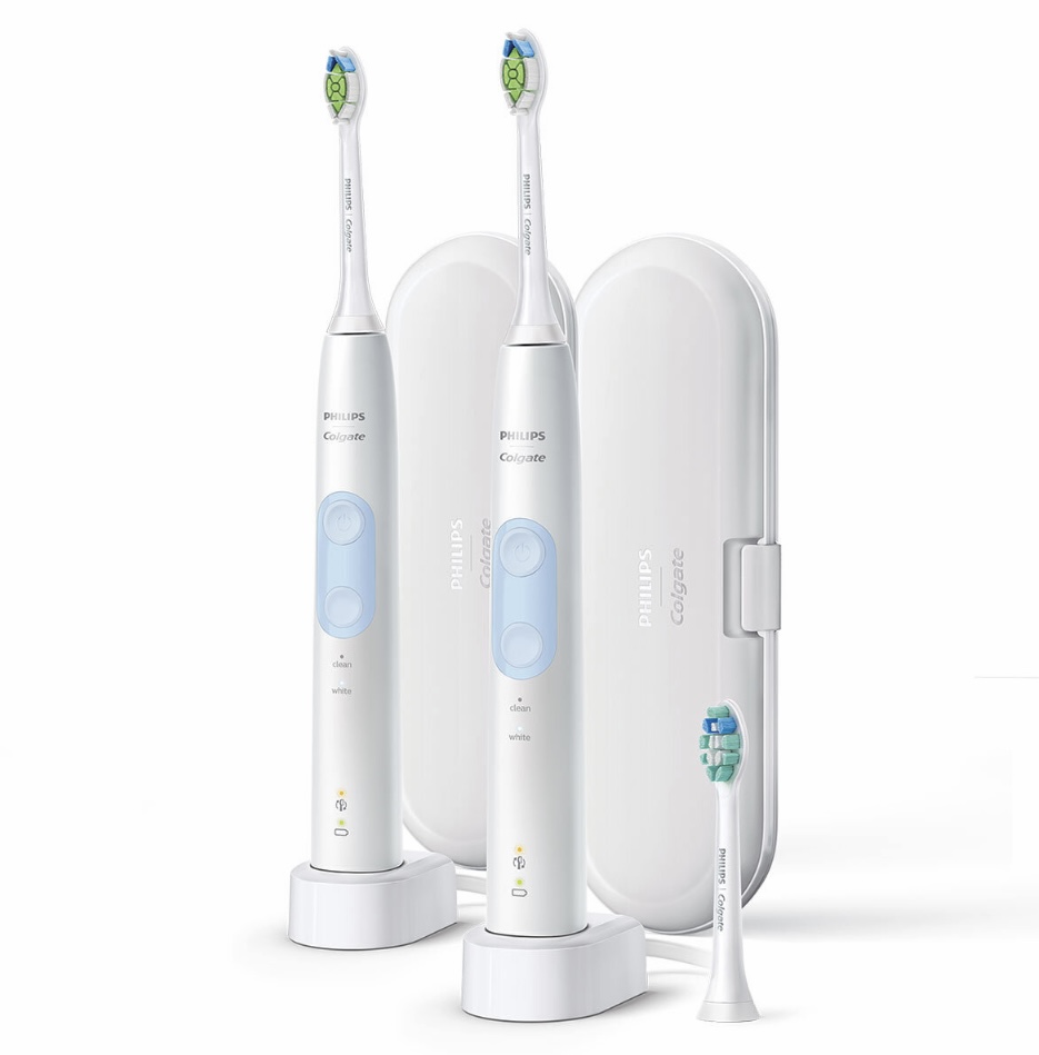Philips Colgate Cepillo de dientes Eléctrico SonicPro 40, 2 piezas