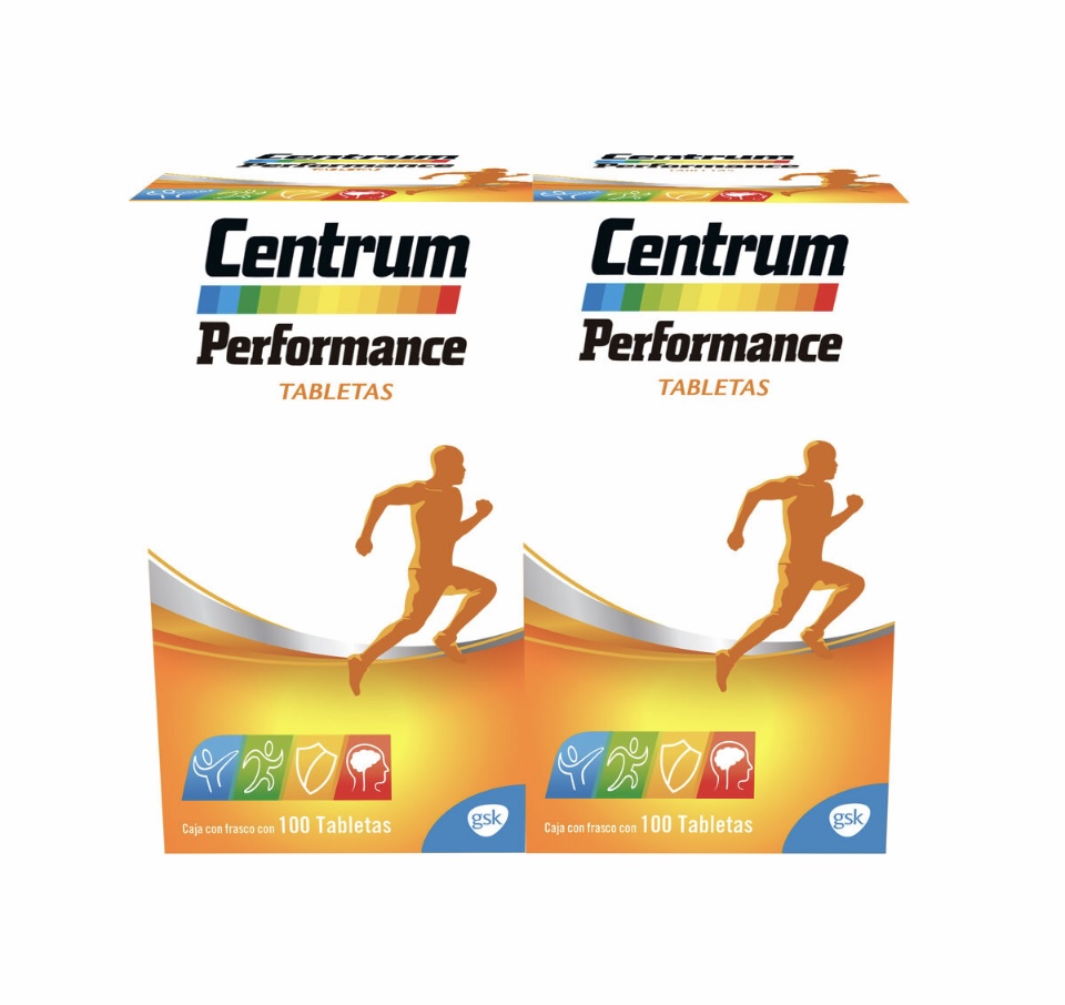 Centrum Performance Vitaminas 2 Pack 100 Tabletas c/u