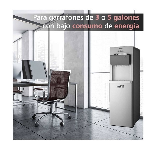Dispensador de agua royal aqua motion agua fría y aliente