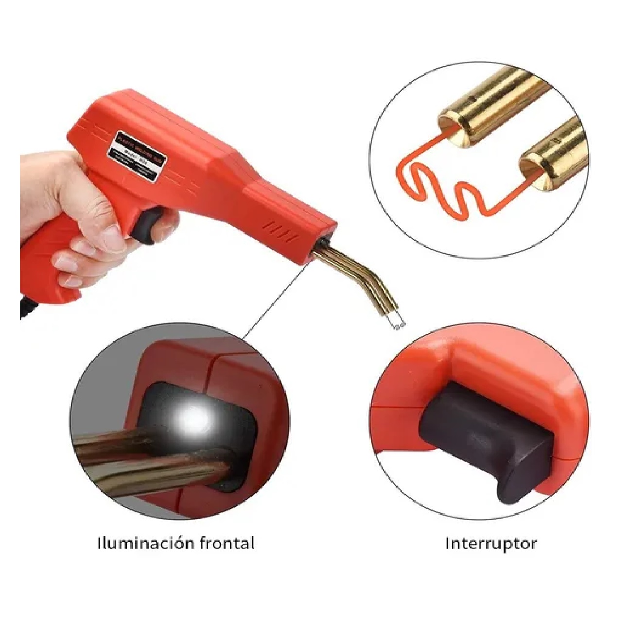 Kit De Soldador De Plástico Portátil De Pvc Para Auto