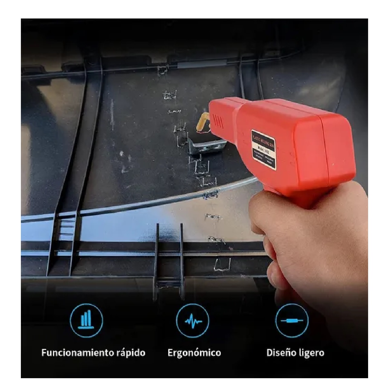 Kit De Soldador De Plástico Portátil De Pvc Para Auto