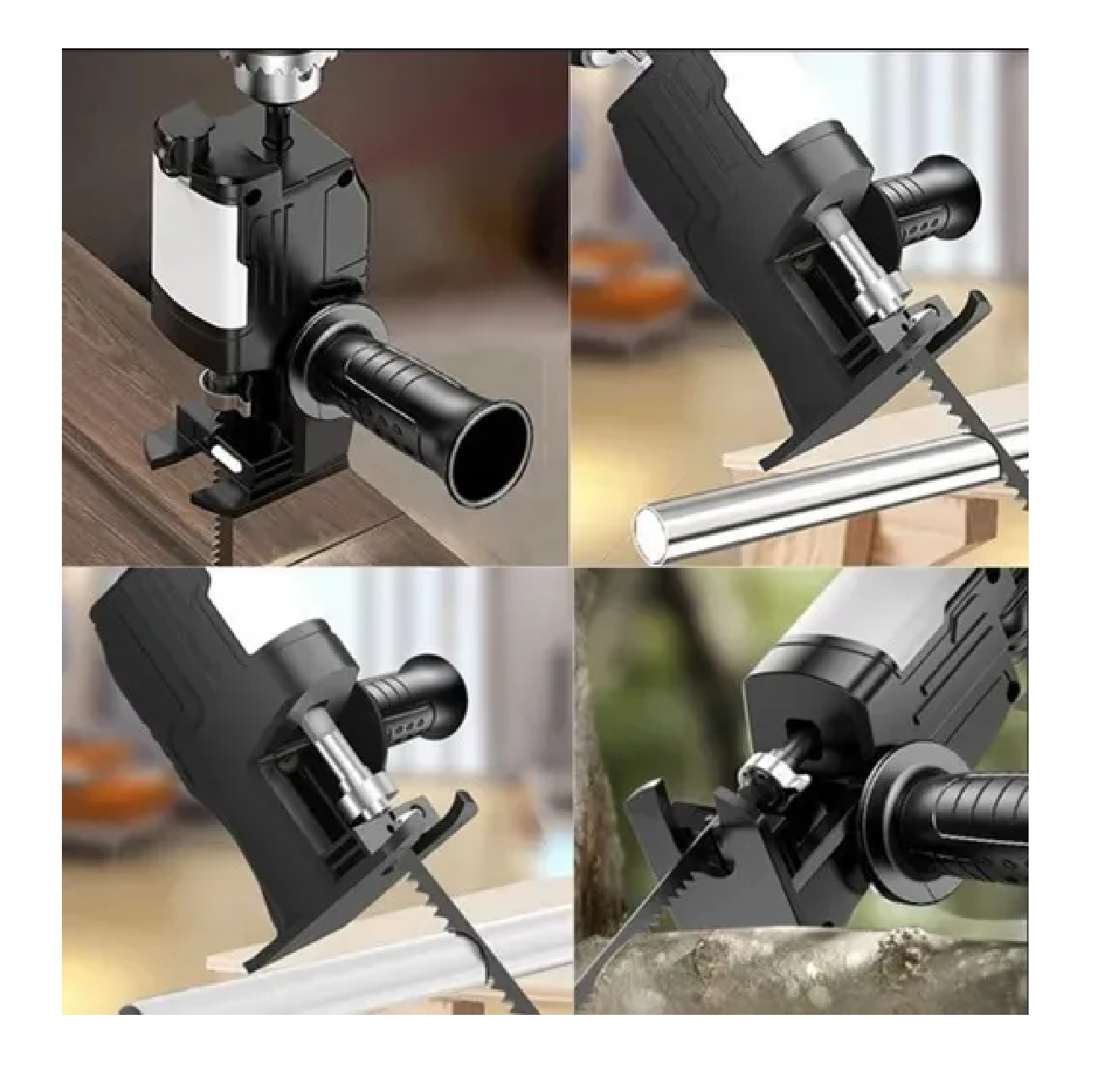 Adaptador Taladro Sierra Sable Reciproca Convertidor Cambio